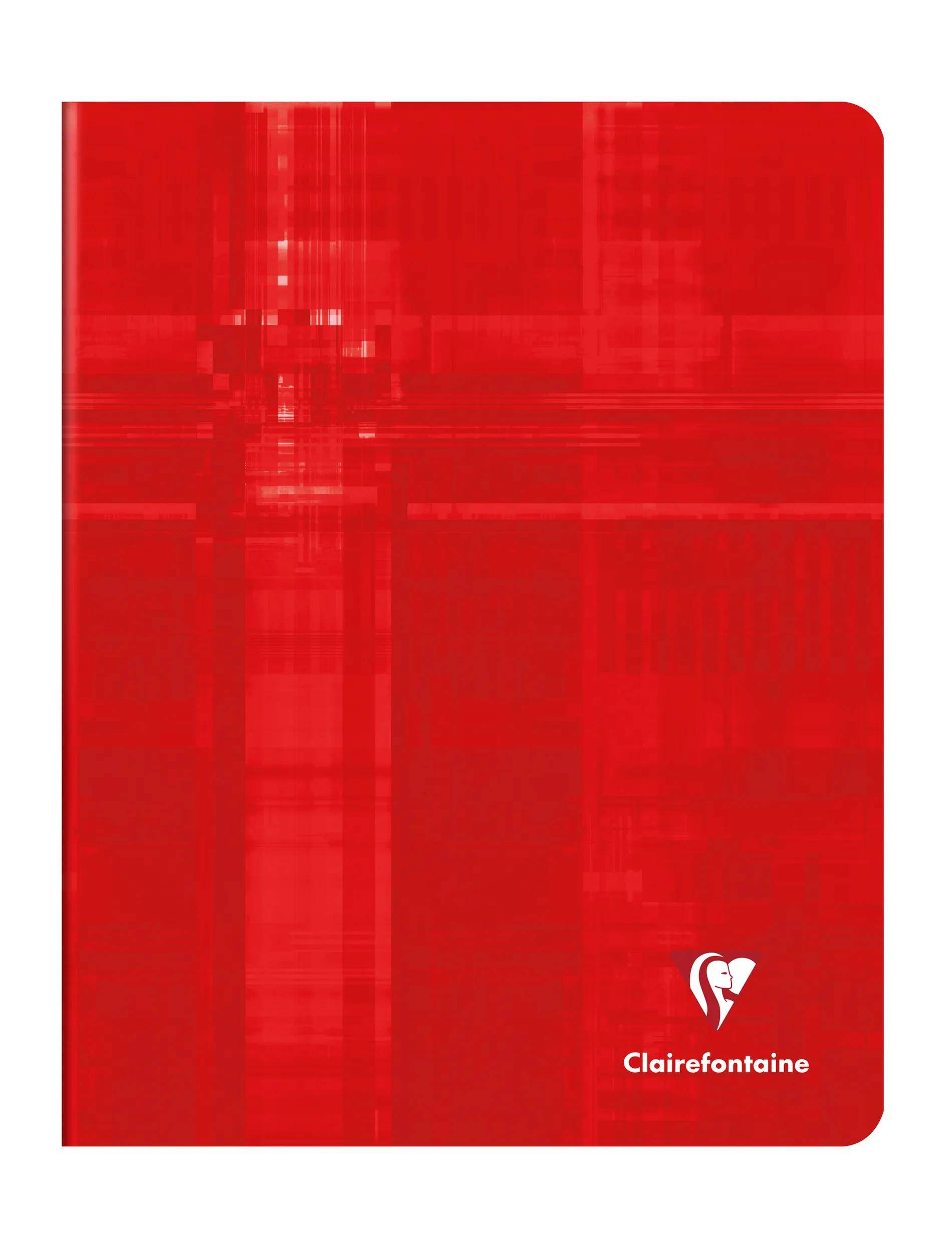 Clairefontaine 10x Heft 16,5x21 cm, 48 Bl 90g, kariert 5/5 Rand Sortiert 382C