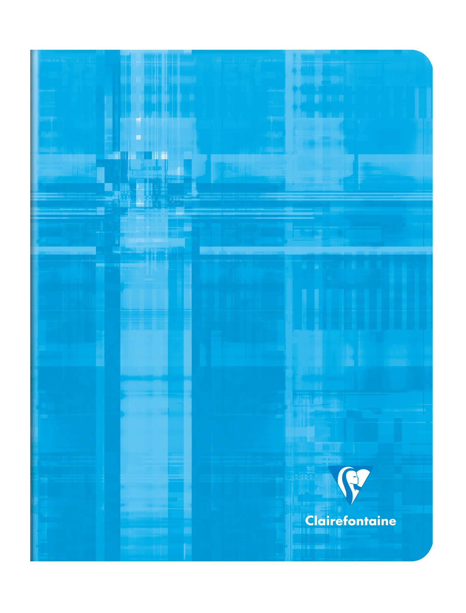 Clairefontaine 10x Heft 16,5x21 cm, 48 Bl 90g, kariert 5/5 Rand Sortiert 382C