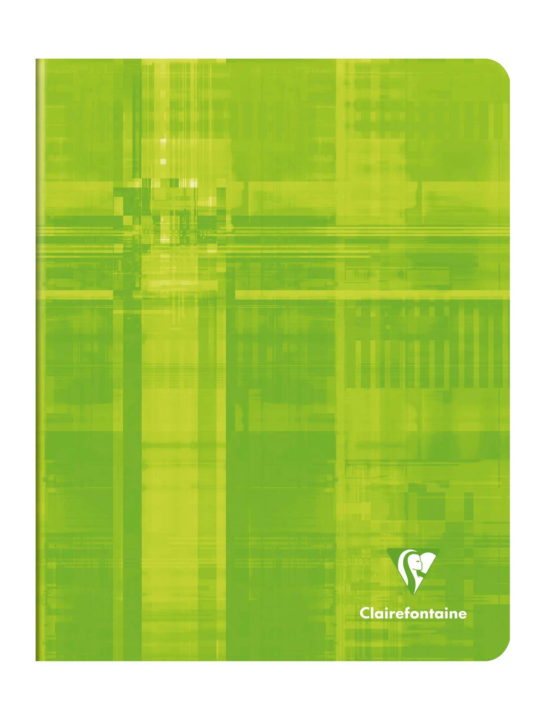 Clairefontaine 10x Heft 16,5x21 cm, 48 Bl 90g, kariert 5/5 Rand Sortiert 382C