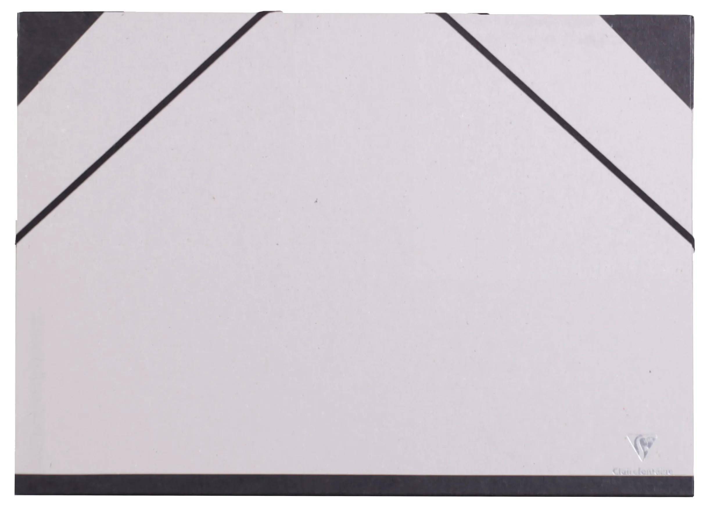 Clairefontaine 10x Zeichenmappe Karton, 32x45 cm A3+ Grau 44614C