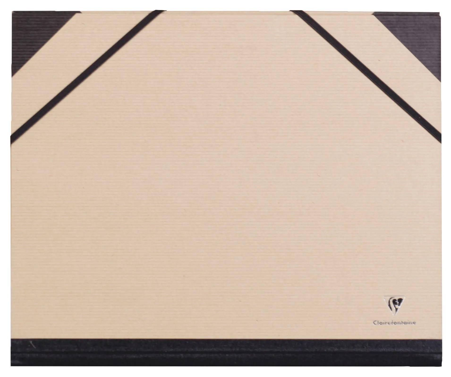 Clairefontaine 10x Zeichenmappe Kraft, 26x33 cm A4+ Braun 44000C