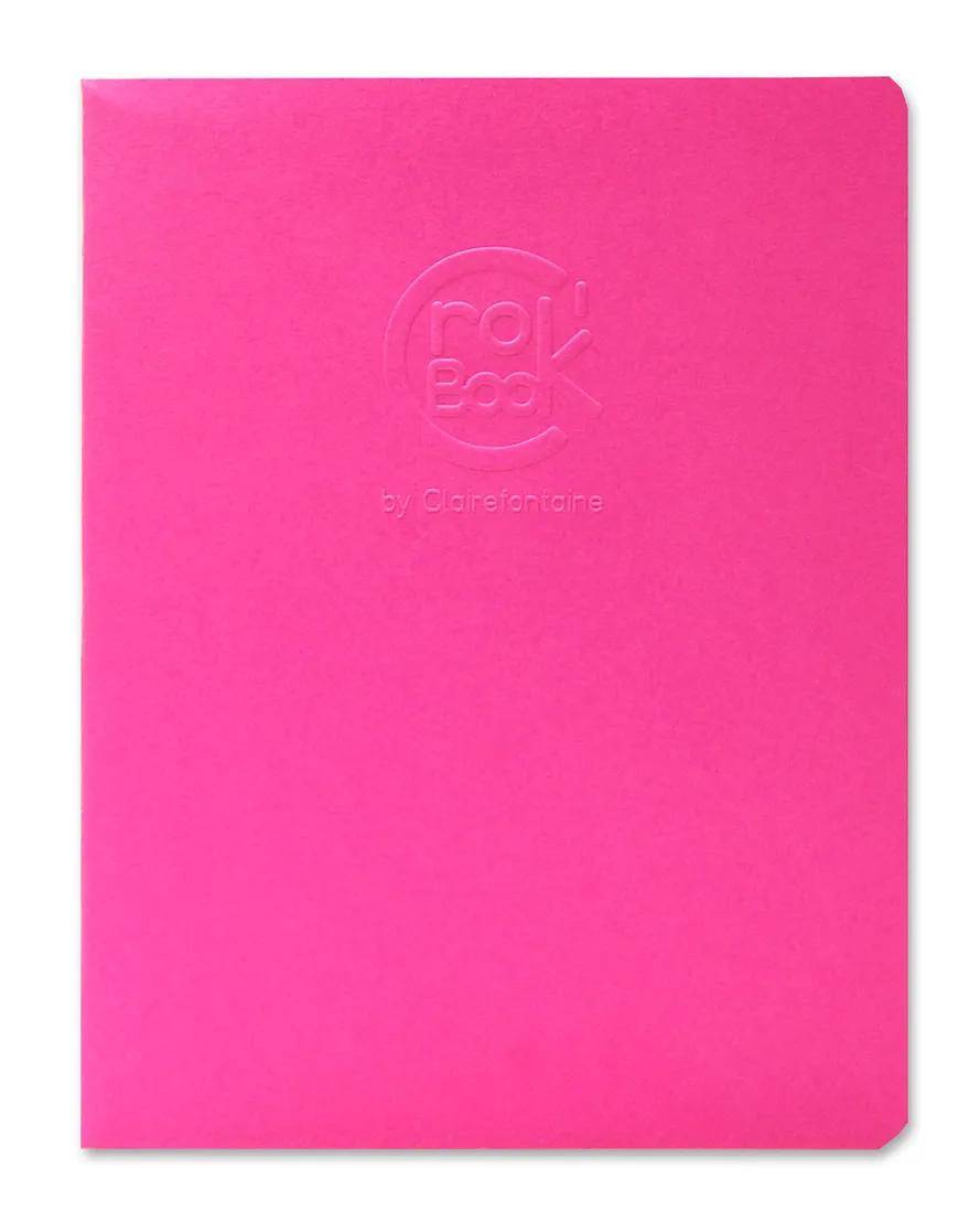 Clairefontaine 10x Skizzenheft 17x22cm, 24 Blatt weiß Fuchsia 60335C