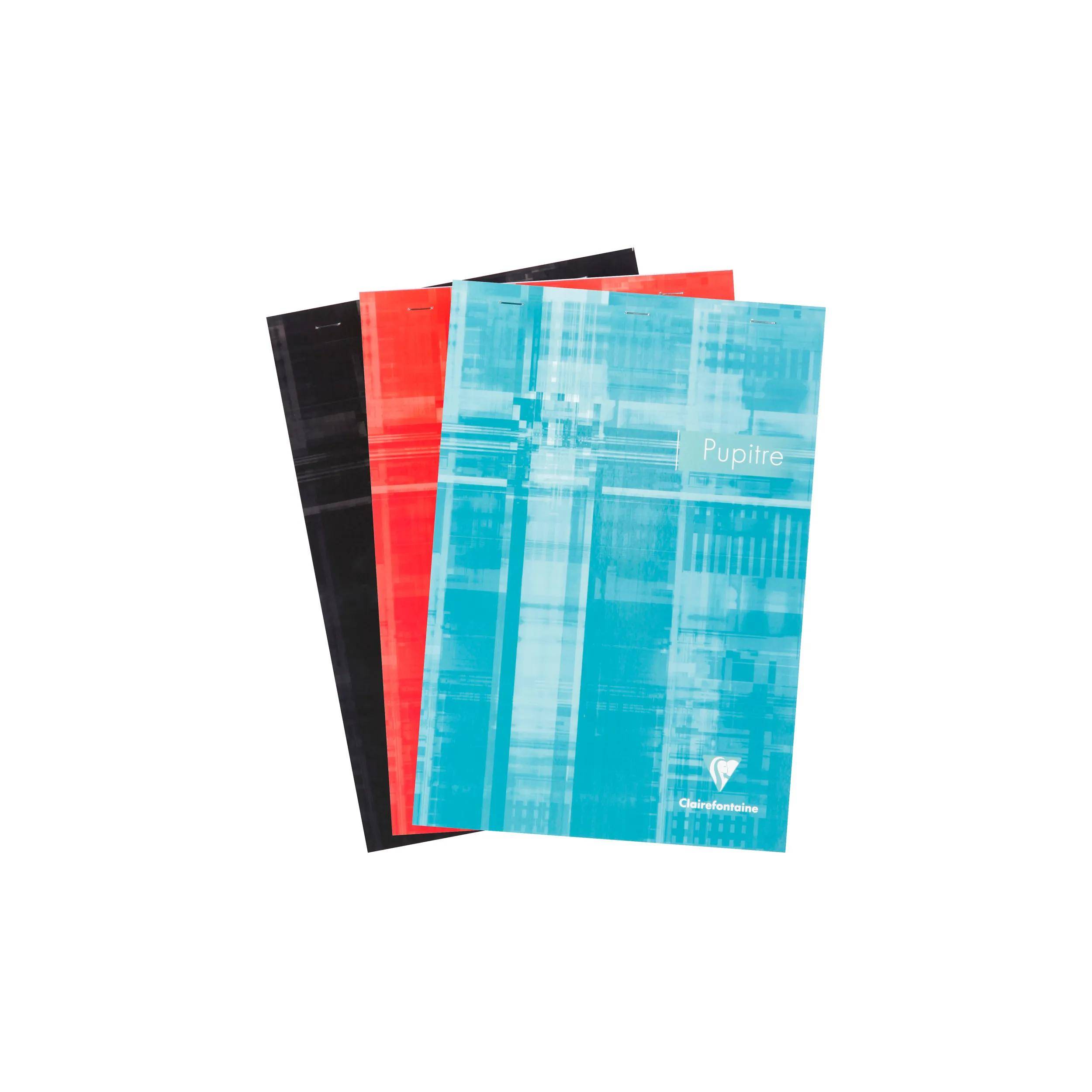 Clairefontaine 5x Notizblock DIN A4 Pupitre 80 Blatt 90g liniert Sortiert 6155C