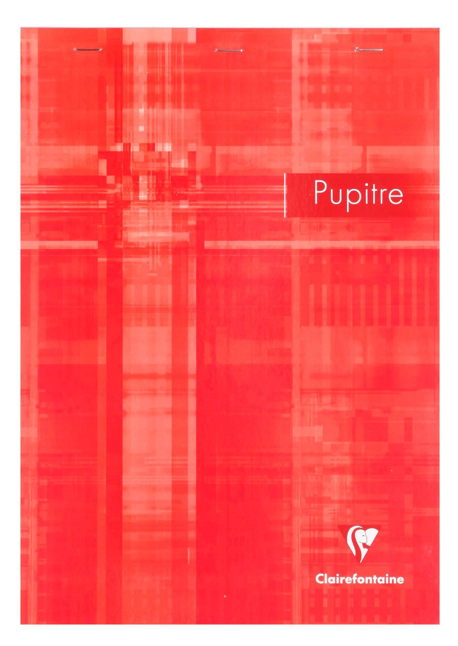 Rotes Clairefontaine-Notizbuchcover mit der Beschriftung 
