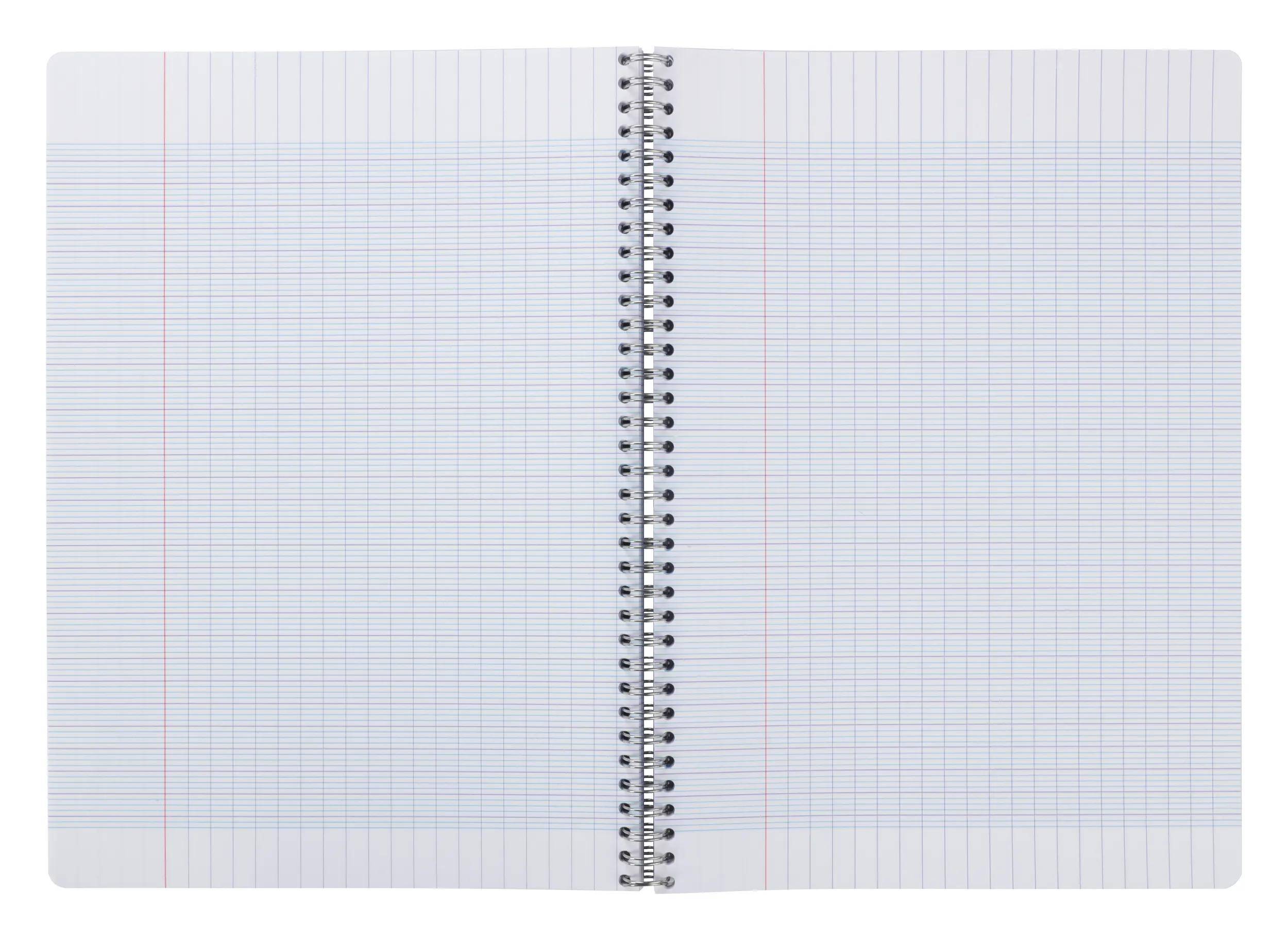 Clairefontaine 5x Notizbuch DIN A4 90 Blatt franz. Lineatur Sortiert 68161C
