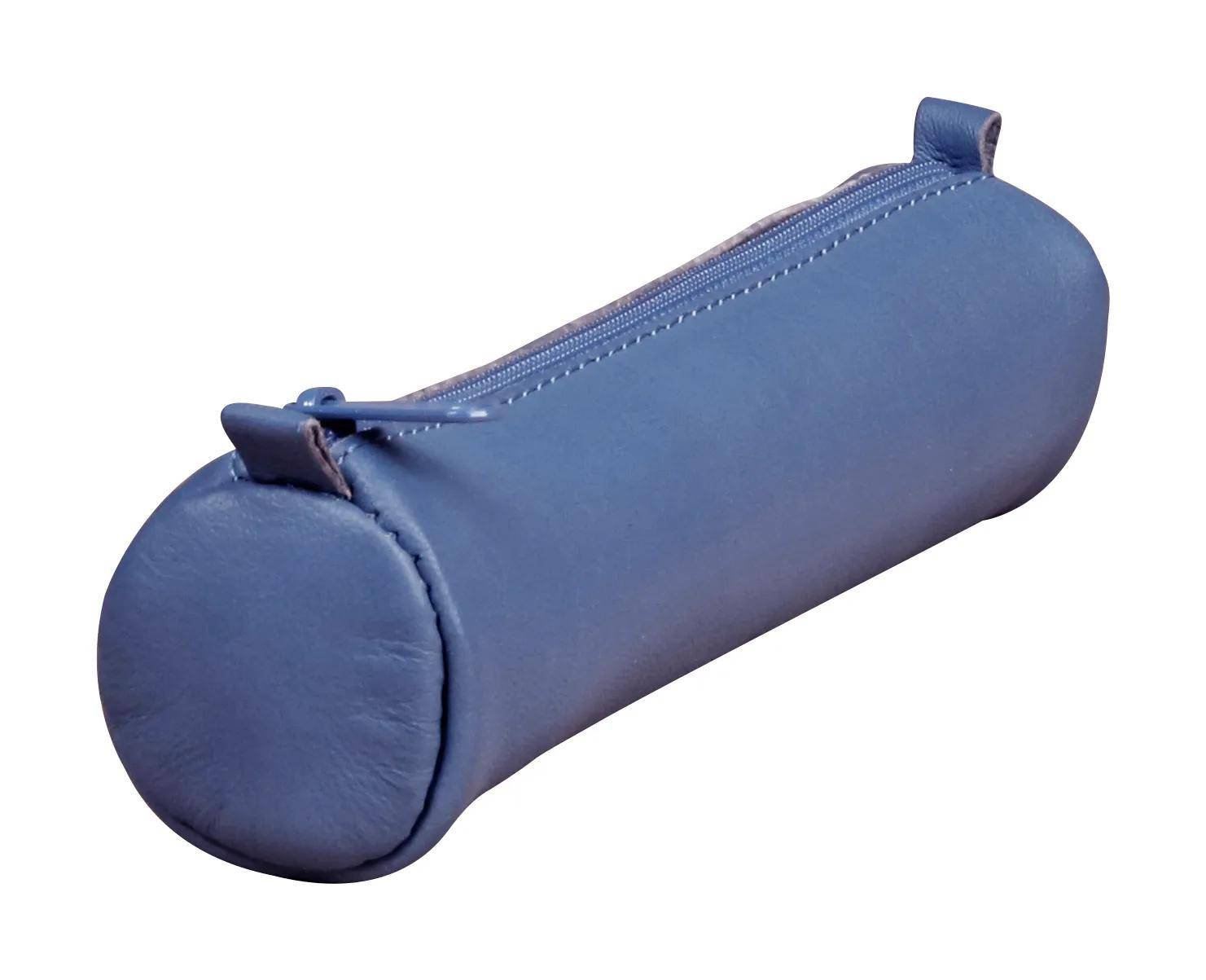 Clairefontaine 8x Schlampermäppchen Age Bag rund 18,5xØ4 - Blau 77024C