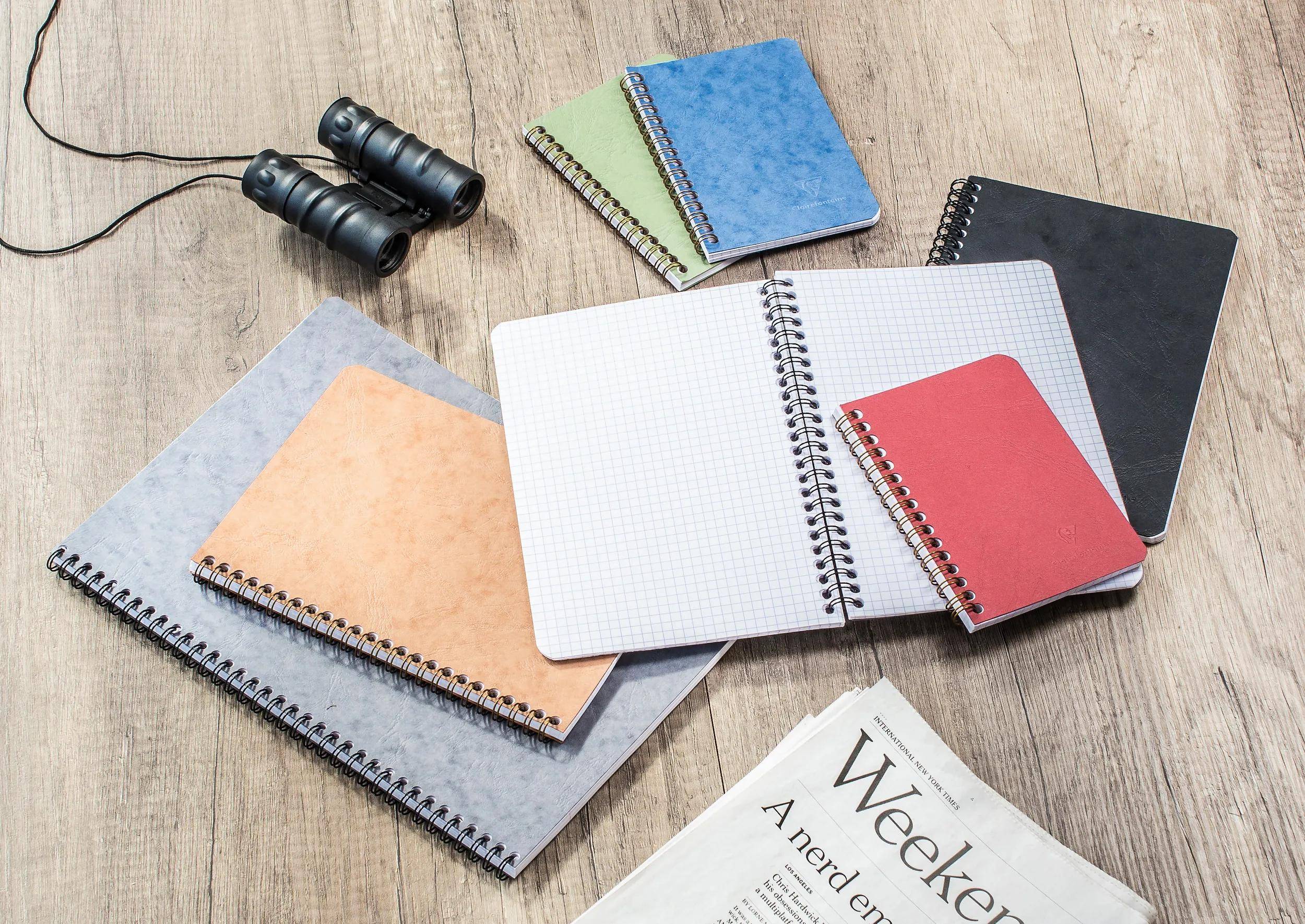 Clairefontaine 5x Notizheft Age Bag 9.5x14cm liniert 50 Blatt - Blau 785964C