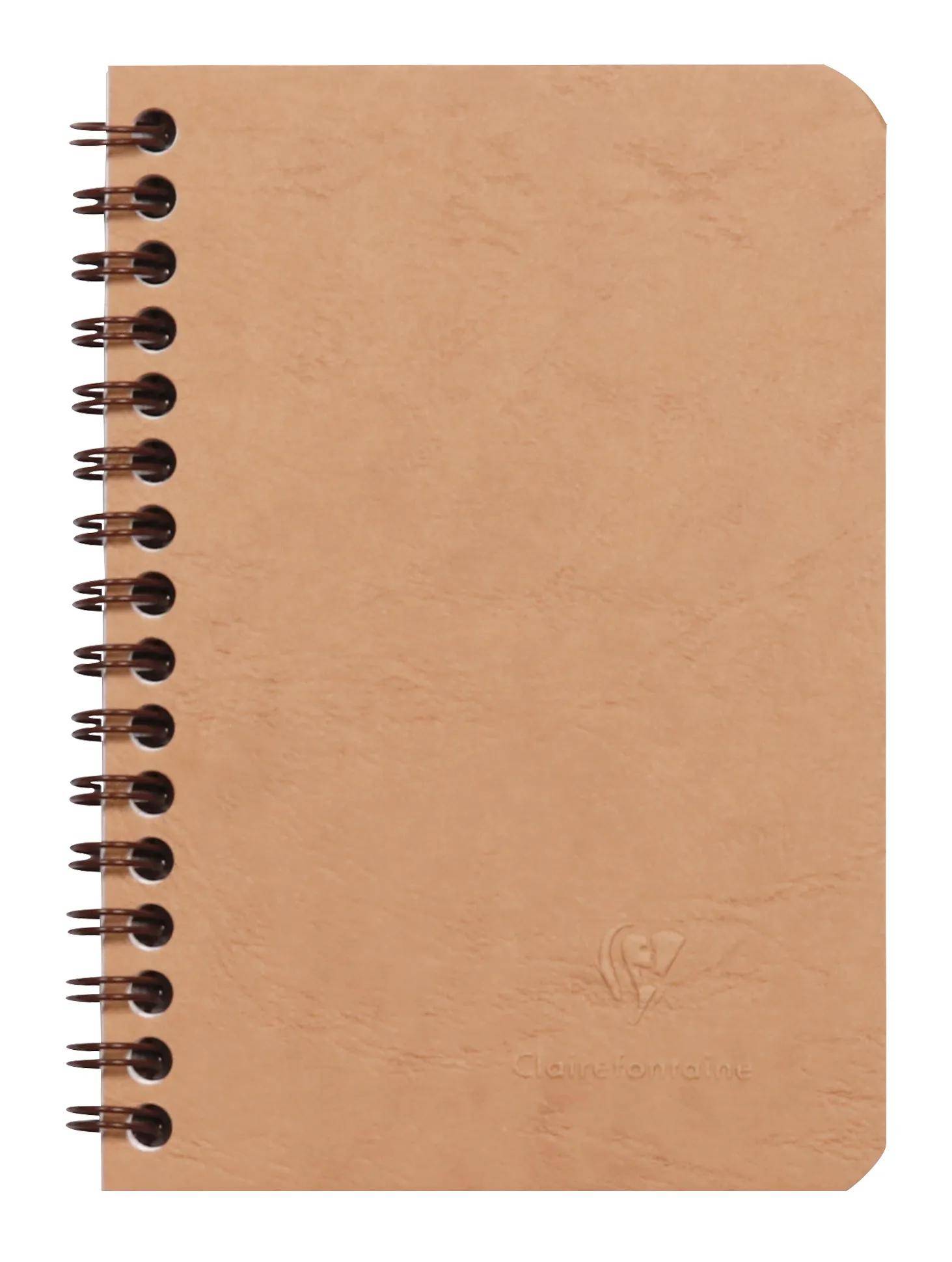 Clairefontaine 5x Notizheft Age Bag 9.5x14cm liniert 50 Blatt - Tabak 78596C