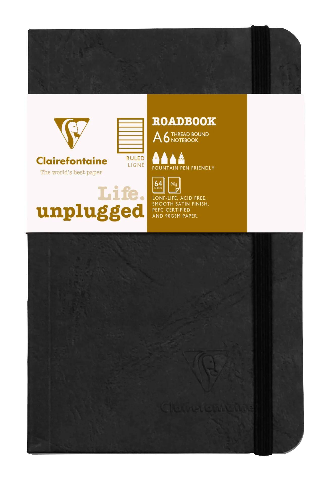 Clairefontaine 24x Holzdisplay mit Notizheften 9x14cm liniert sortiert 79106C