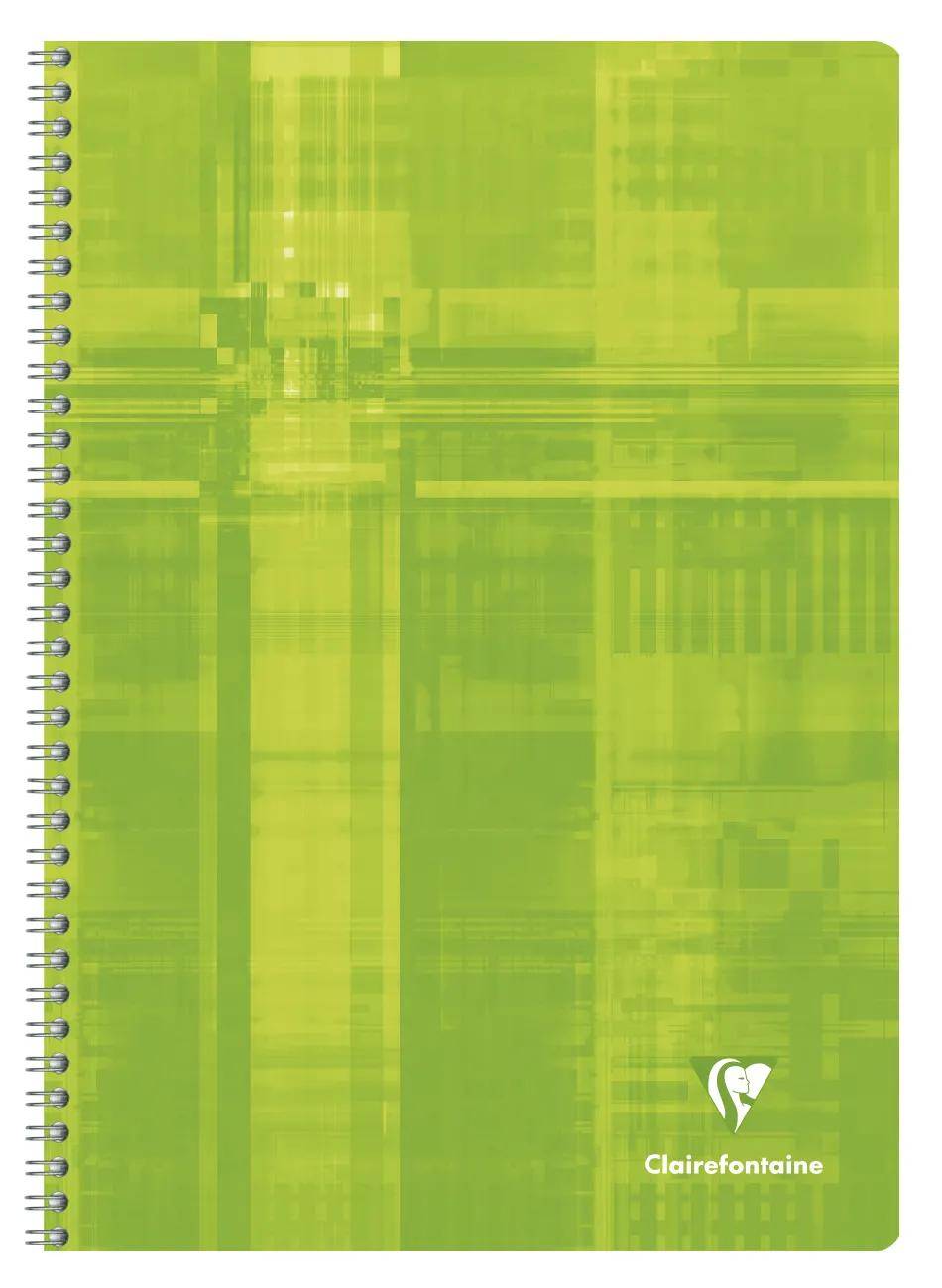Clairefontaine 10x Notizbuch DIN A4 50 Blatt, 90g, kariert - Sortiert 68142C