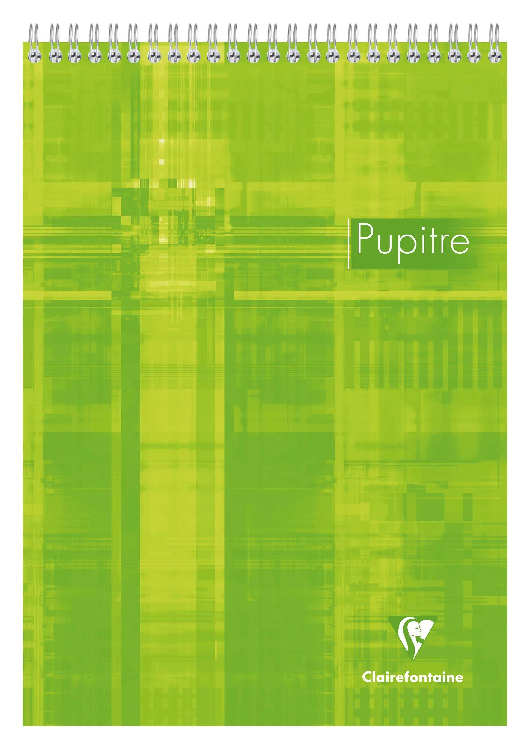 Clairefontaine 5x Notizblöcke Pupitre DIN A4 80 Blatt, liniert Sortiert 8155C
