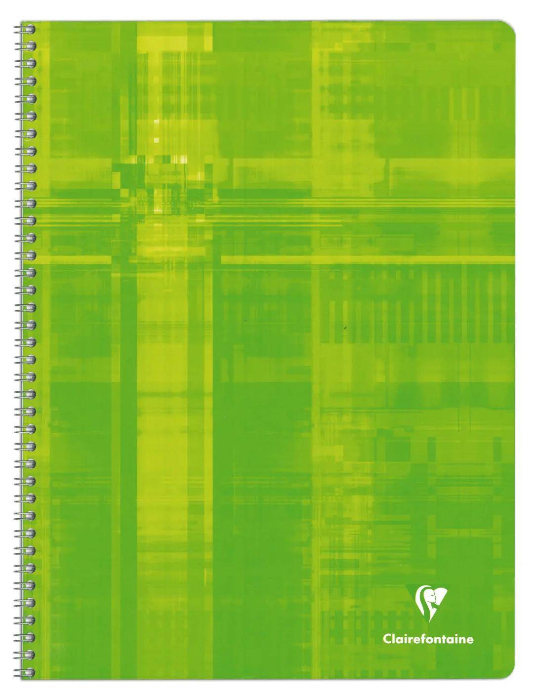 Clairefontaine 10x Spiralbuch 24x32 cm, 50 Blatt 90g, kariert 5/5 Sortiert 8342C