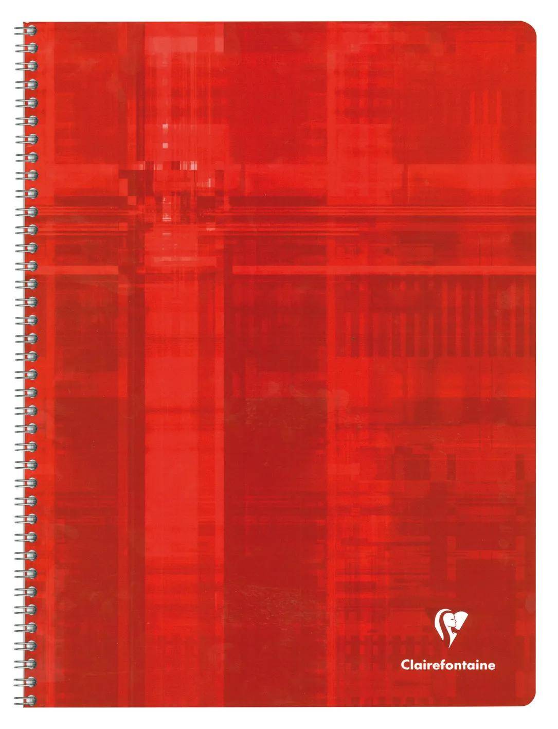 Clairefontaine 10x Spiralbuch 24x32 cm, 50 Blatt 90g, kariert 5/5 Sortiert 8342C