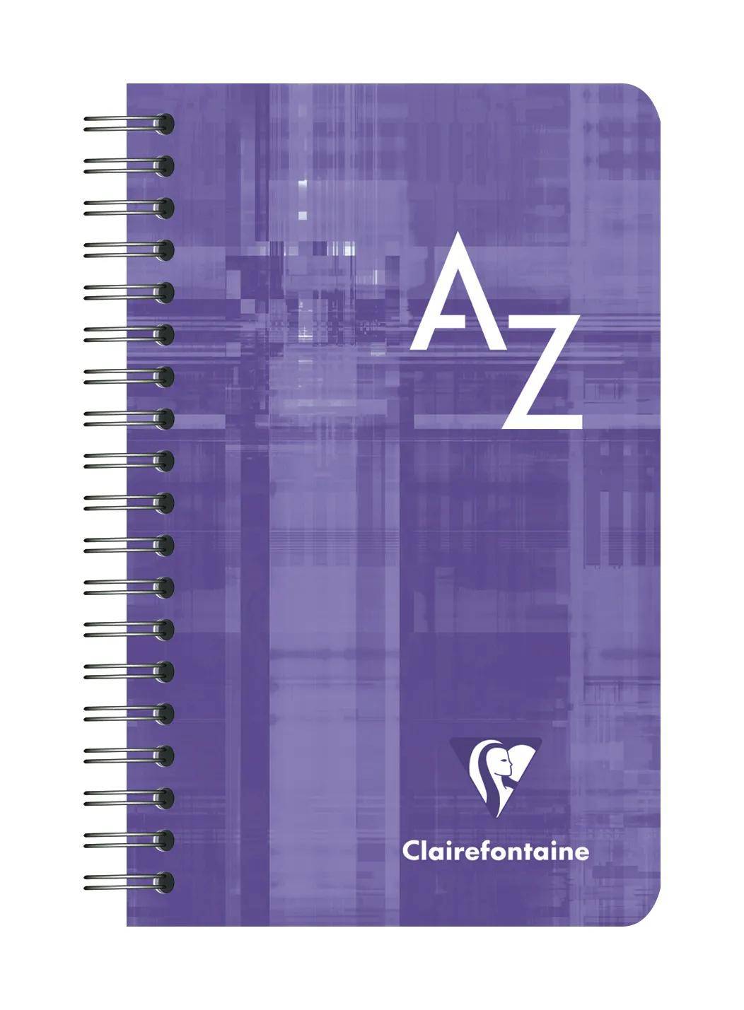 Clairefontaine 10x Adressbuch 7,5x12cm 50 Blatt kariert 90g - Sortiert 8589C
