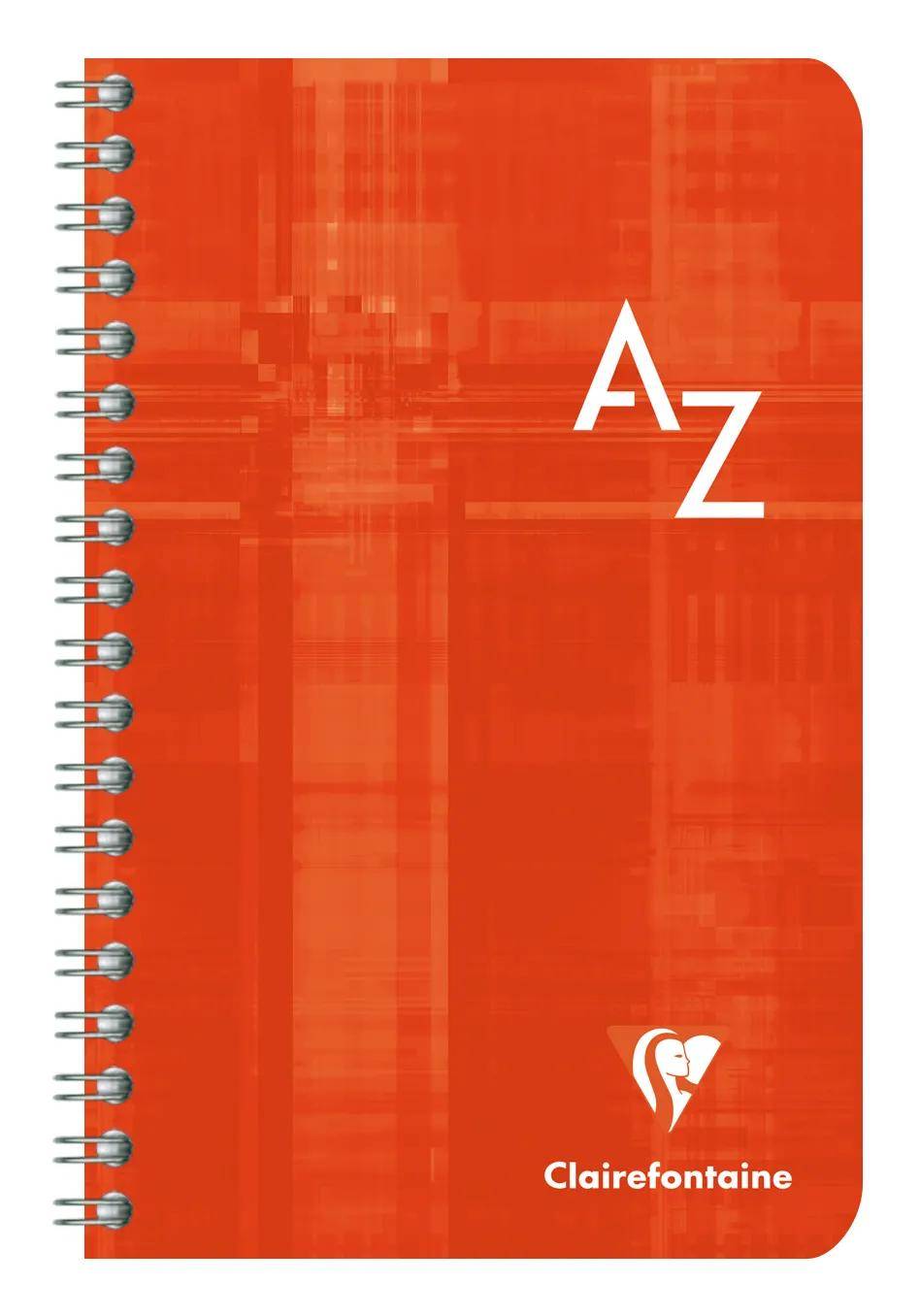 Clairefontaine 10x Adressbuch 11x17cm 50 Blatt kariert 90g sortiert 68699C
