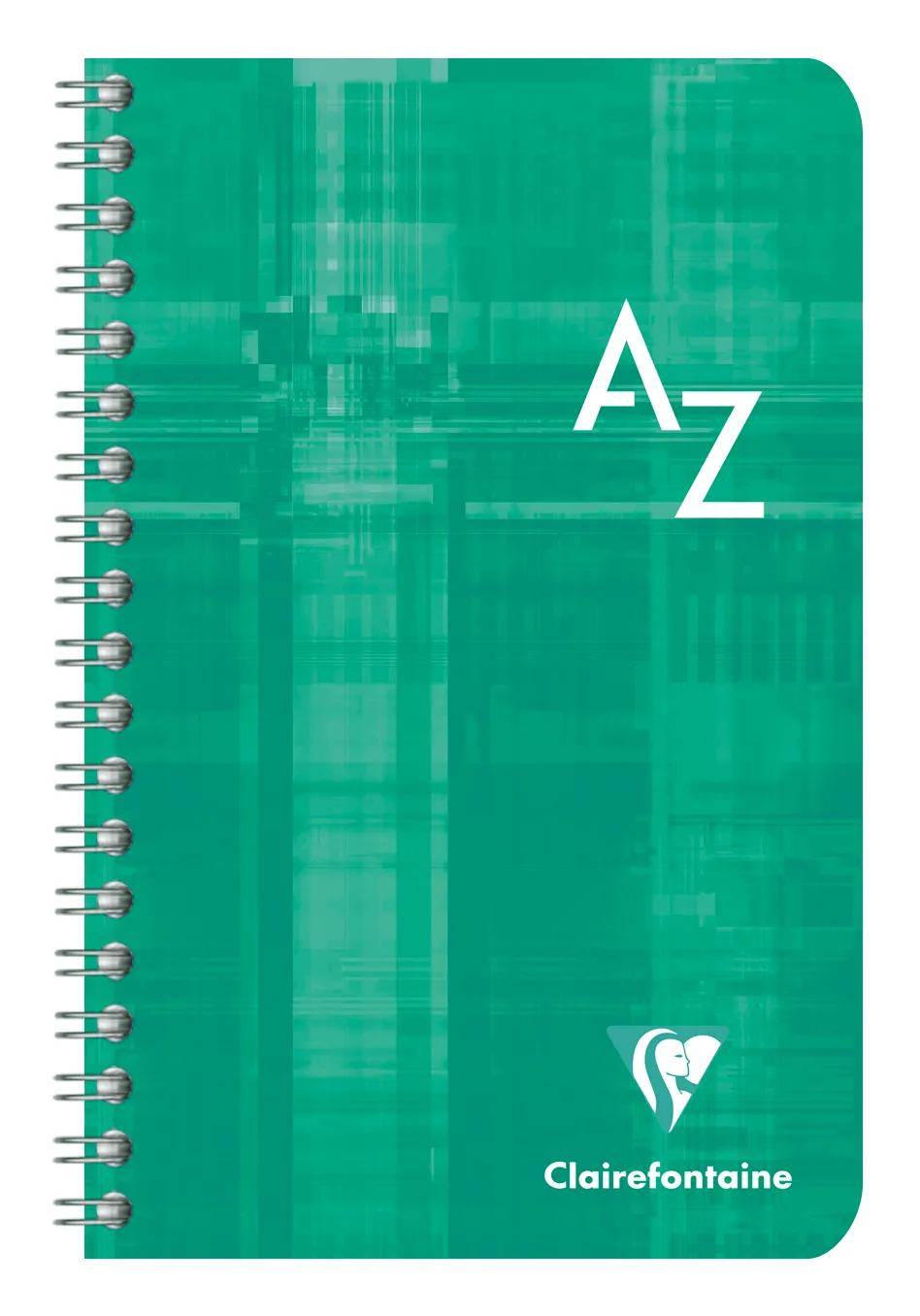 Clairefontaine 10x Adressbuch 11x17cm 50 Blatt kariert 90g sortiert 68699C
