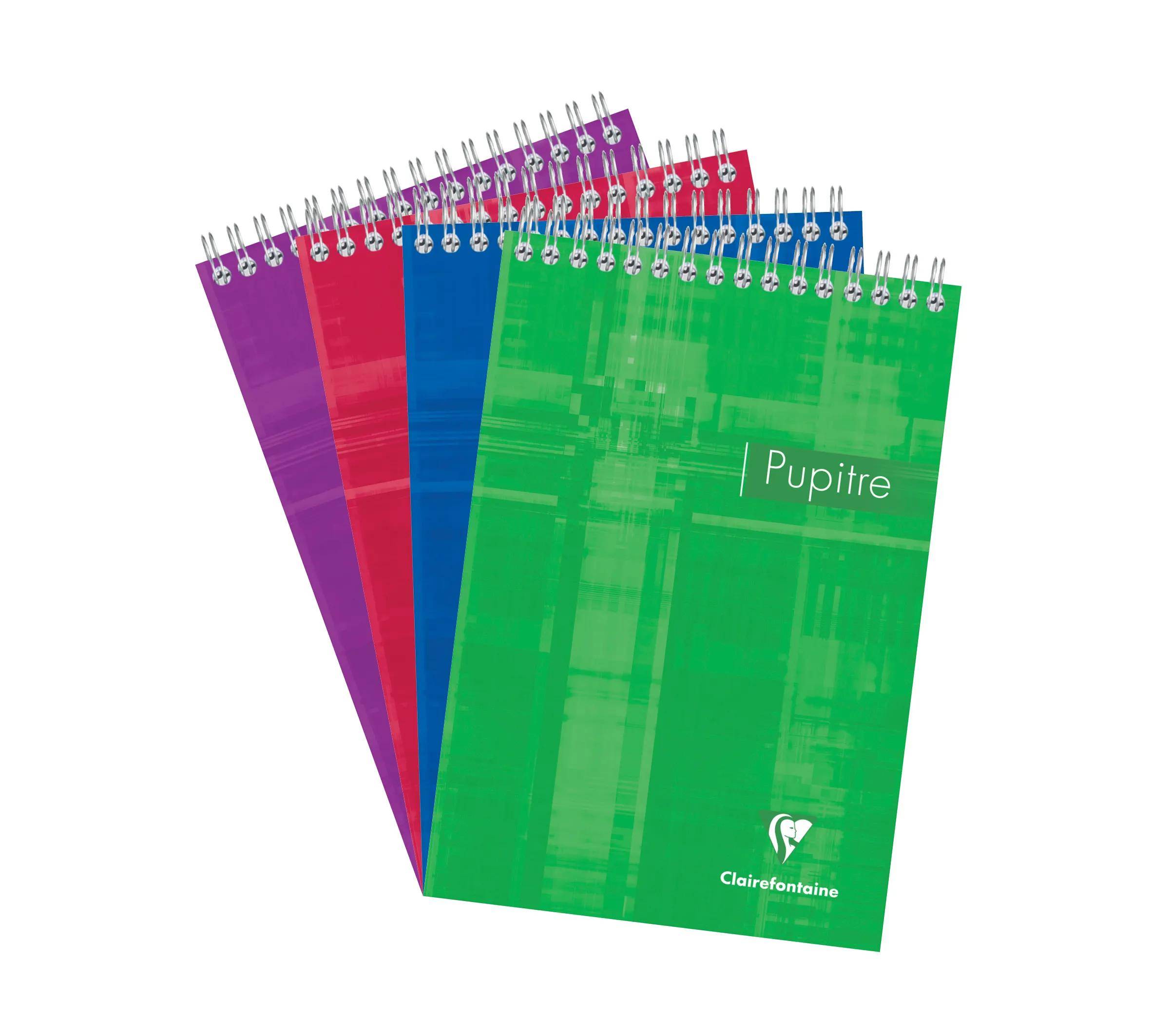 Clairefontaine 5x Notizblöcke DIN A5 80 Blatt, 90g, kariert - Sortiert 8662C