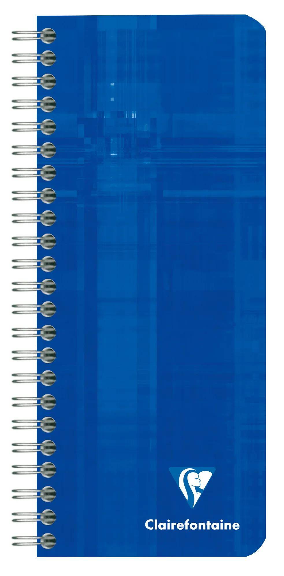 Clairefontaine 5x Notizbuch 8,5x20cm, 90 Blatt 90g, kariert - Sortiert 8672C