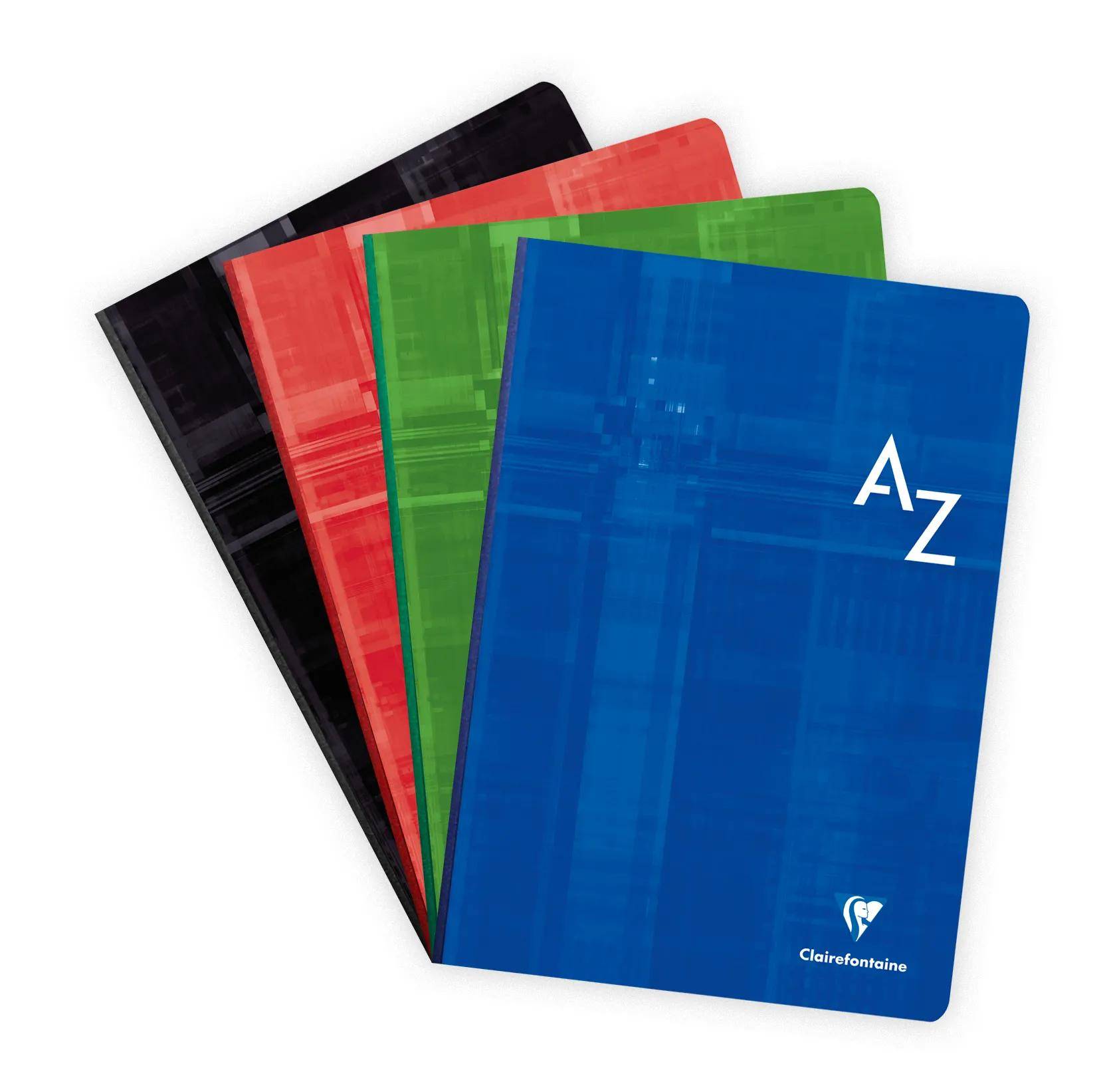 Clairefontaine 5x Adressbuch A4 mit Softcover, 96 Blatt kariert Sortiert 9149C