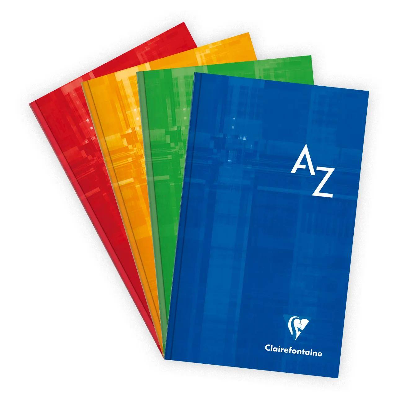 Clairefontaine 5x Adressbuch 11x17cm 96 Blatt kariert Sortiert 9509C