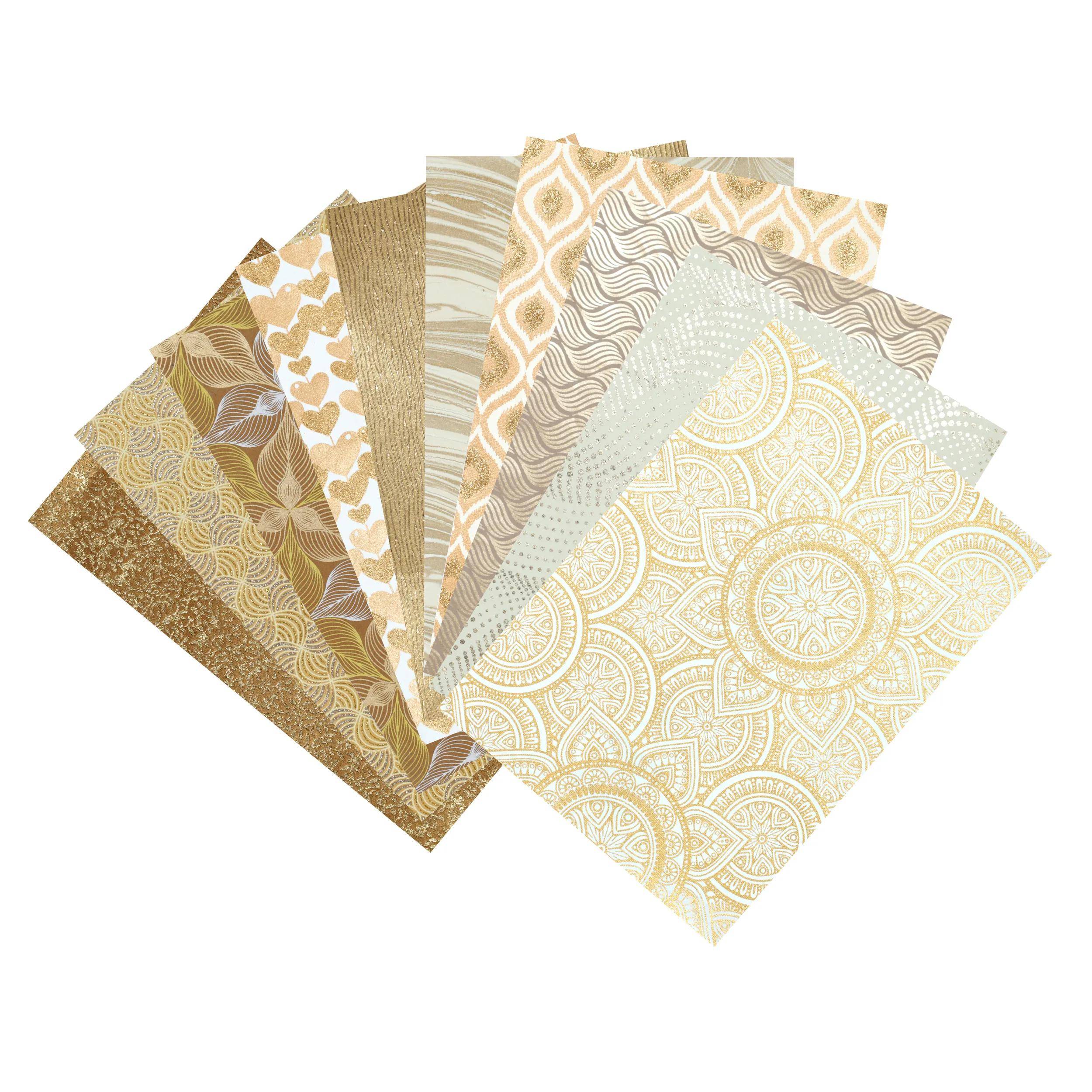 Clairefontaine 3x Papiere aus aller Welt, Block geleimt A4, 20 Blatt - 95096C