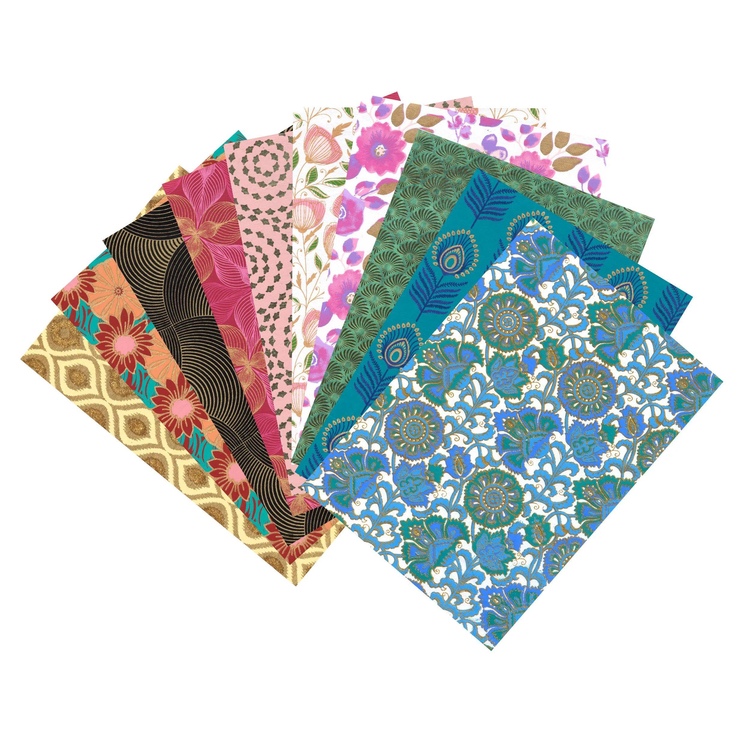 Clairefontaine 3x Papiere aller Welt, Block geleimt A4, 20 Bl Sortierung 95097C