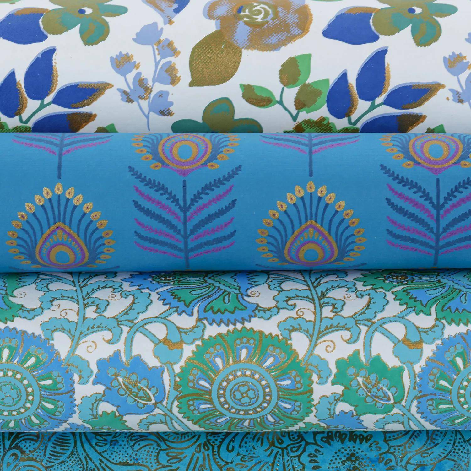 Clairefontaine 3x Papiere Maxi-Block 16x16cm 80 Blatt Mehrfarbig 95217C