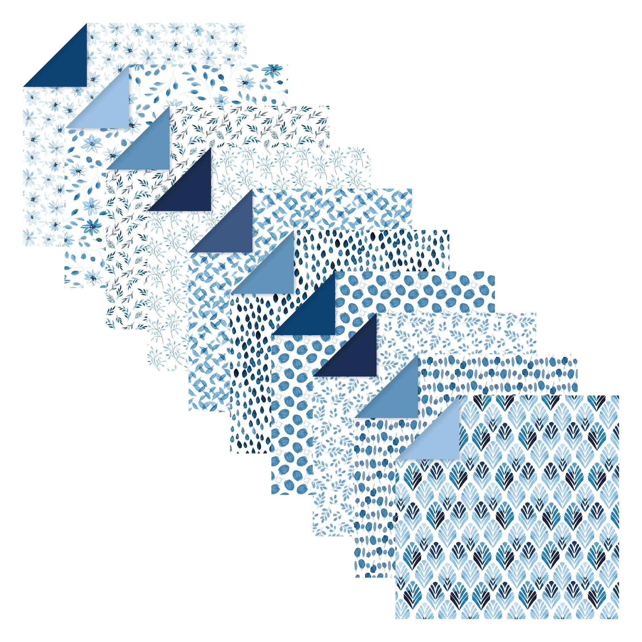 Clairefontaine 5x Origami Pack. 60 Blatt 15x15cm floral Mehrfarbig 95349C