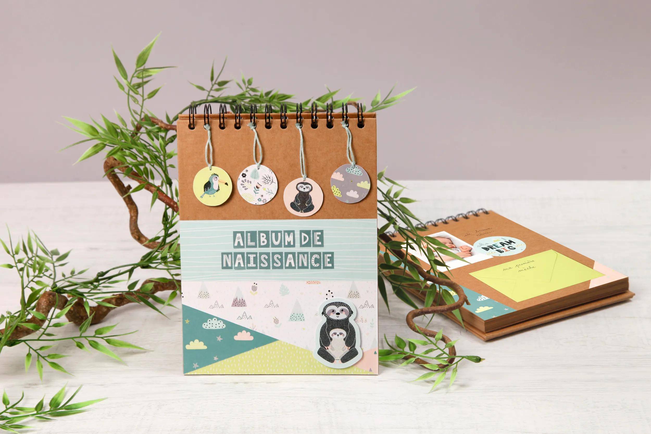 Clairefontaine 3x Album DIY 40 Blatt Kraftpapier 27x20cm Kartonbraun 95431C