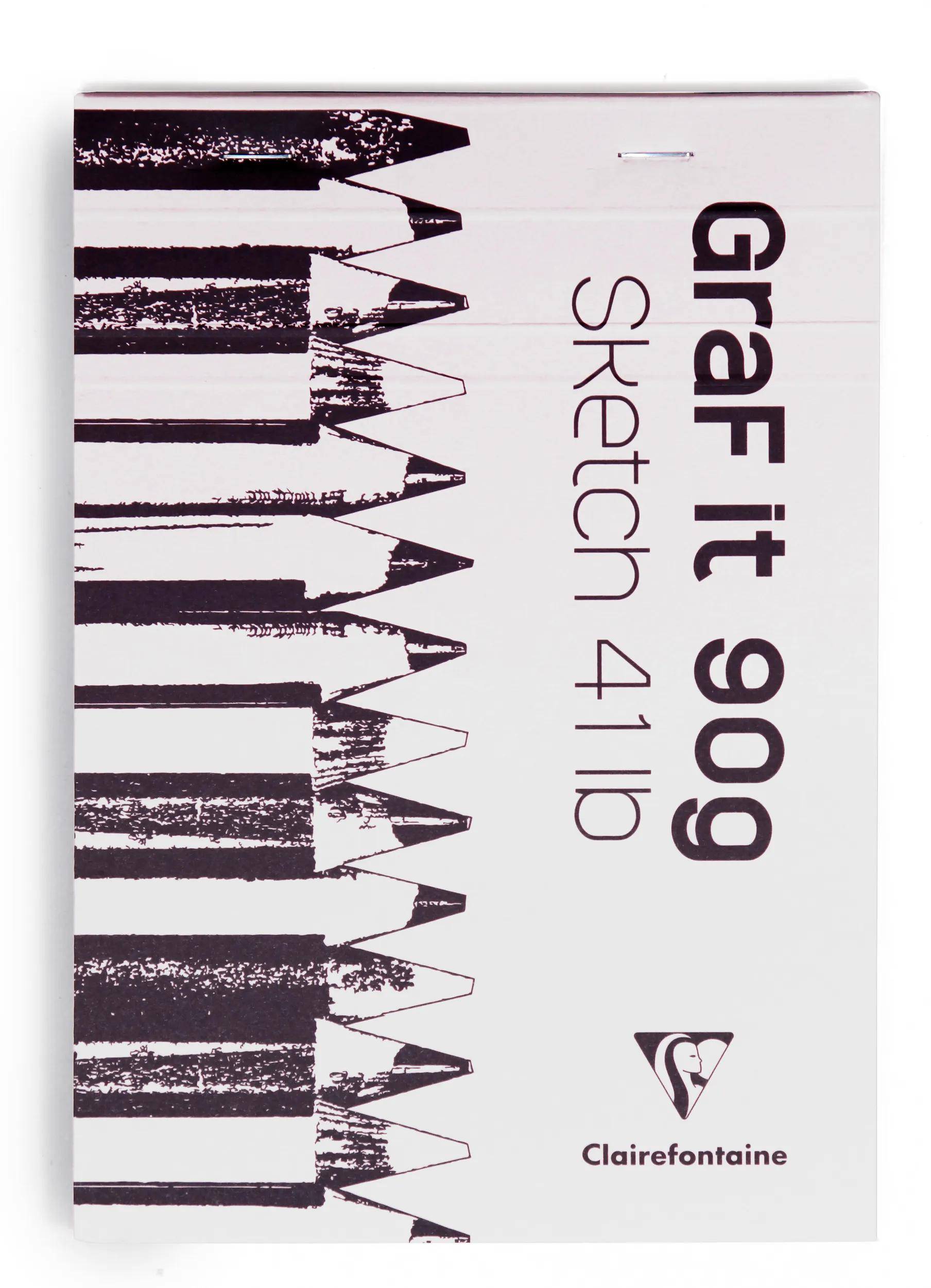 Clairefontaine 10x Skizzenblock GraF'it, DIN A5 14,8x21cm, 80 Blatt 96621C