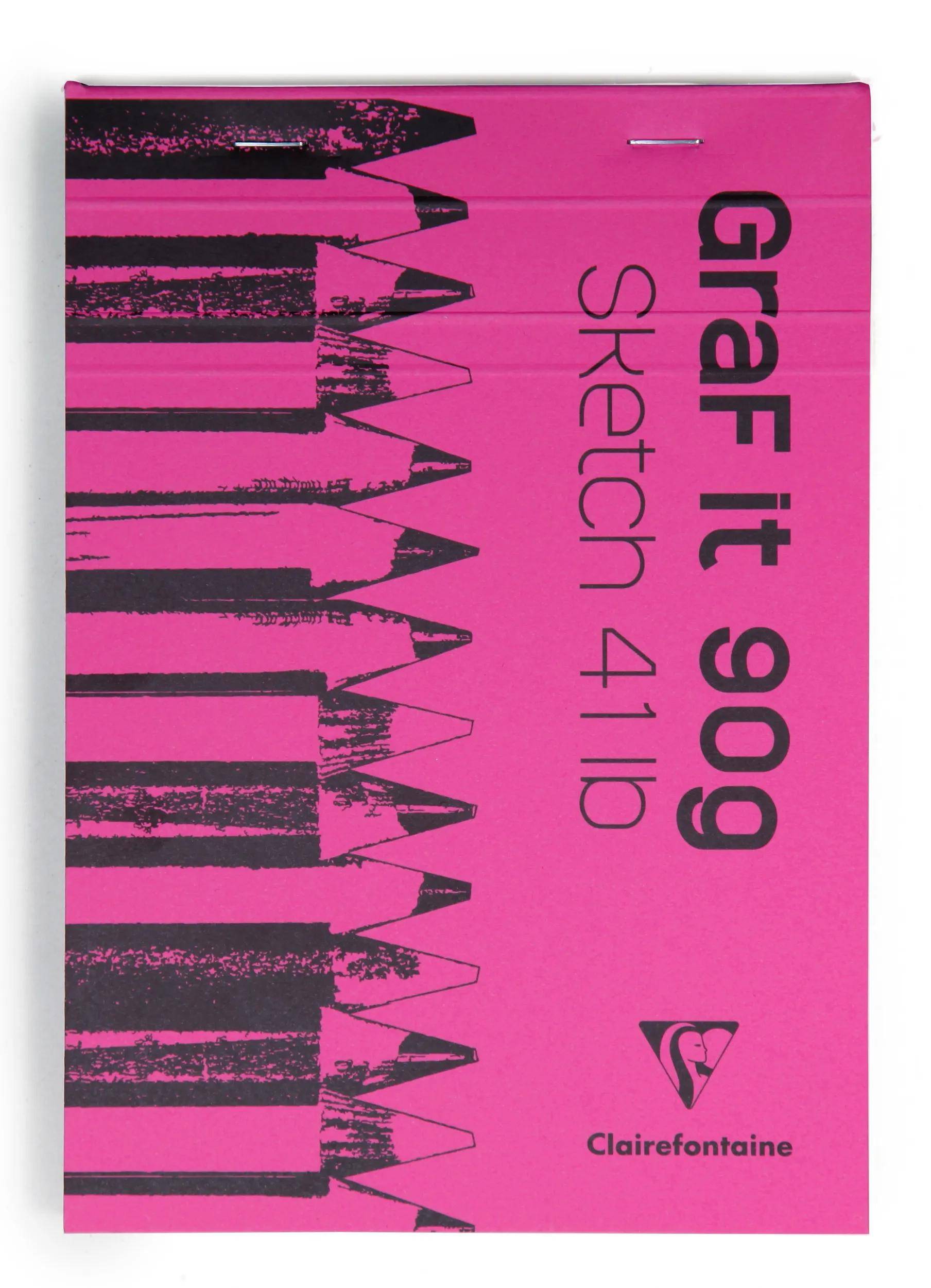 Clairefontaine 10x Skizzenblock GraF'it, DIN A5 14,8x21cm, 80 Blatt 96621C