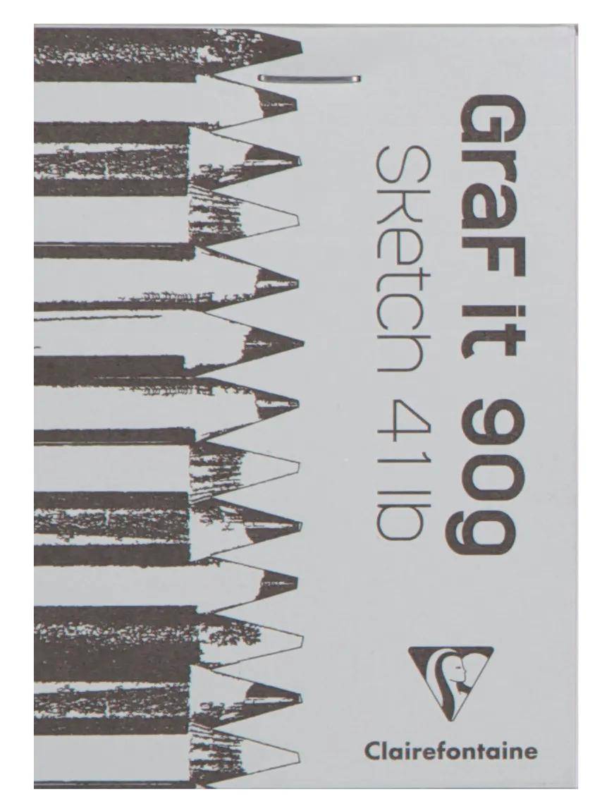 Clairefontaine 5x Skizzenblock GraF'it, DIN A3 29,7x42cm, 80 Blatt 96627C