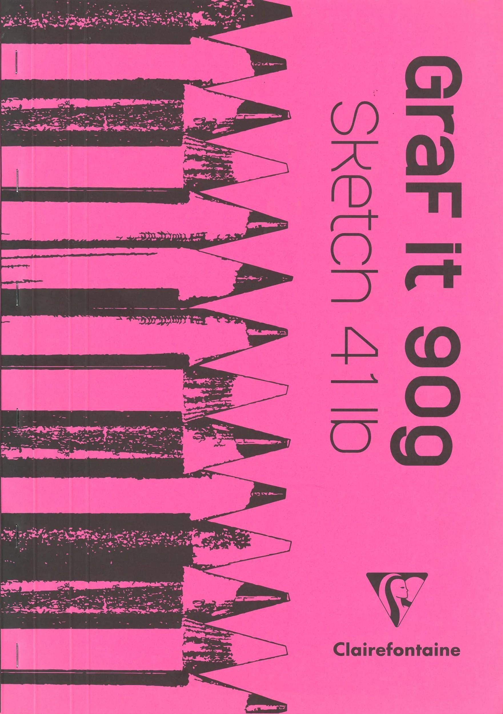 Clairefontaine 5x Skizzenblock GraF'it, DIN A3 29,7x42cm, 80 Blatt 96627C