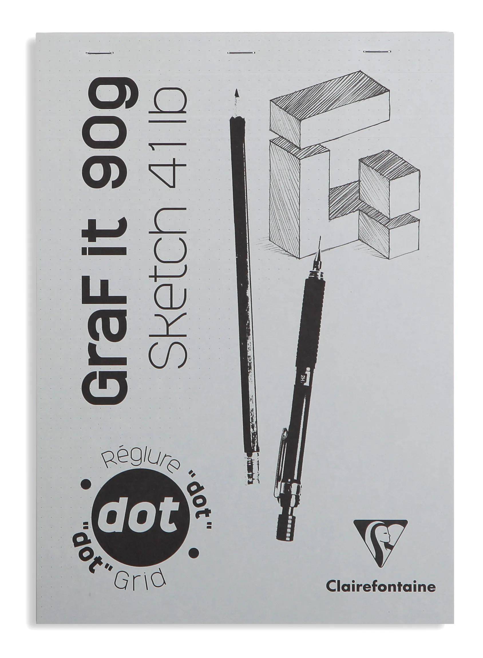 GraF it 900 Skizze 4.10 Clairefontaine Skizzenbuch mit Bleistiftzeichnungen und „Punkt