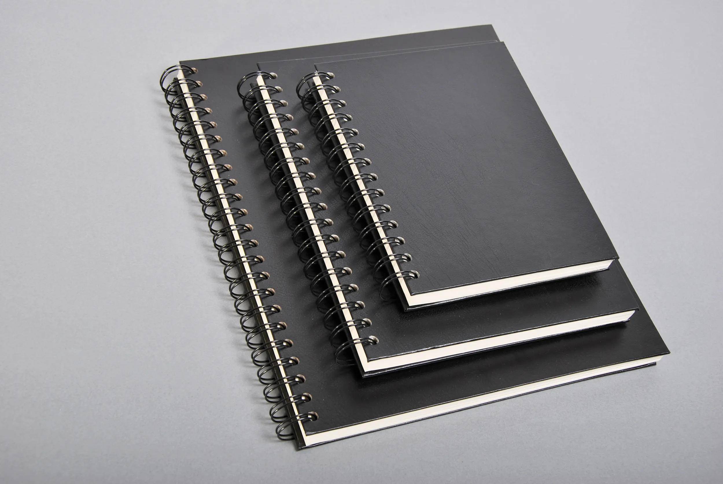Clairefontaine 5x Skizzenbuch schwarzer Einband 12x18cm 100 Blatt Schwarz 96662C