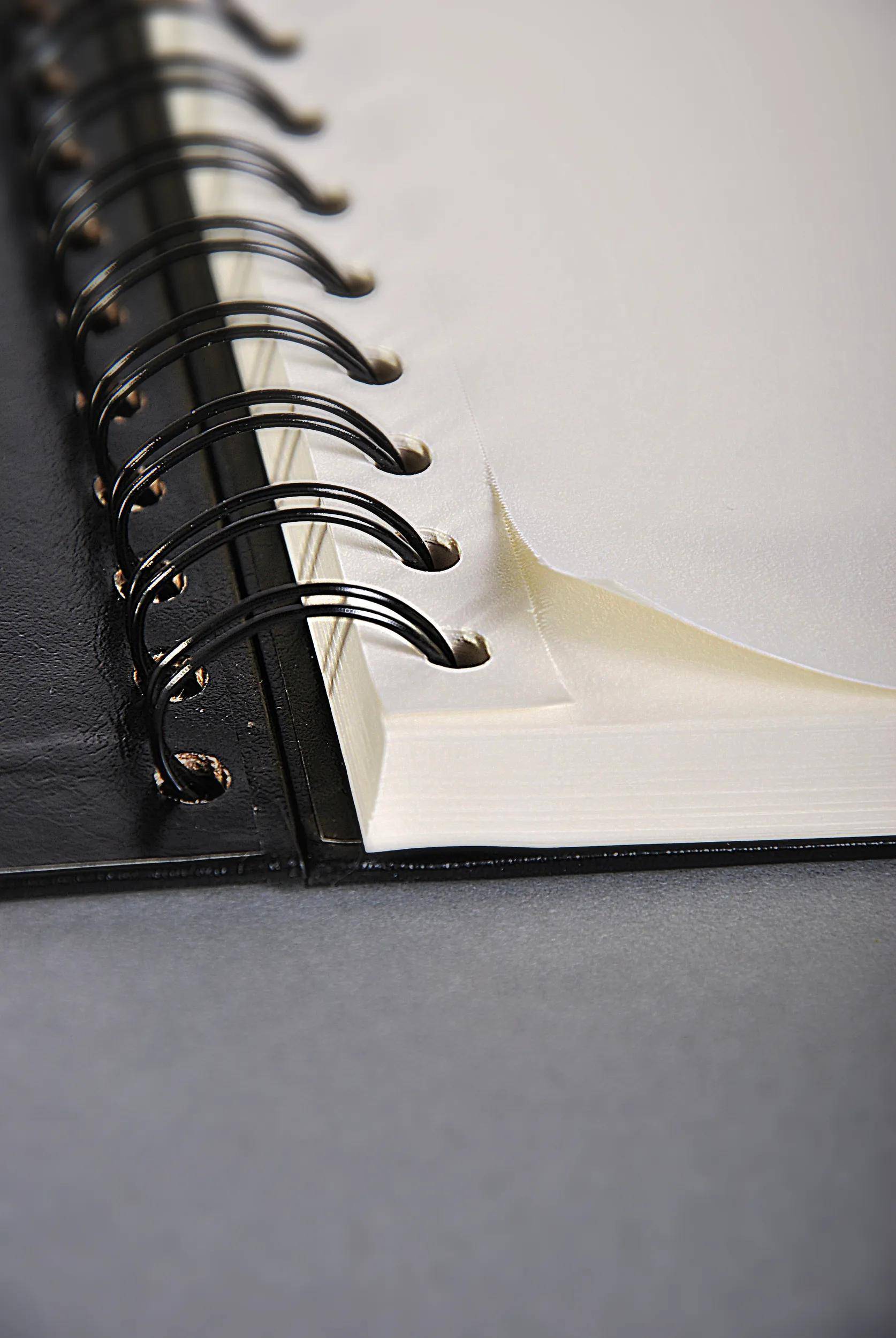 Clairefontaine 5x Skizzenbuch schwarzer Einband 12x18cm 100 Blatt Schwarz 96662C
