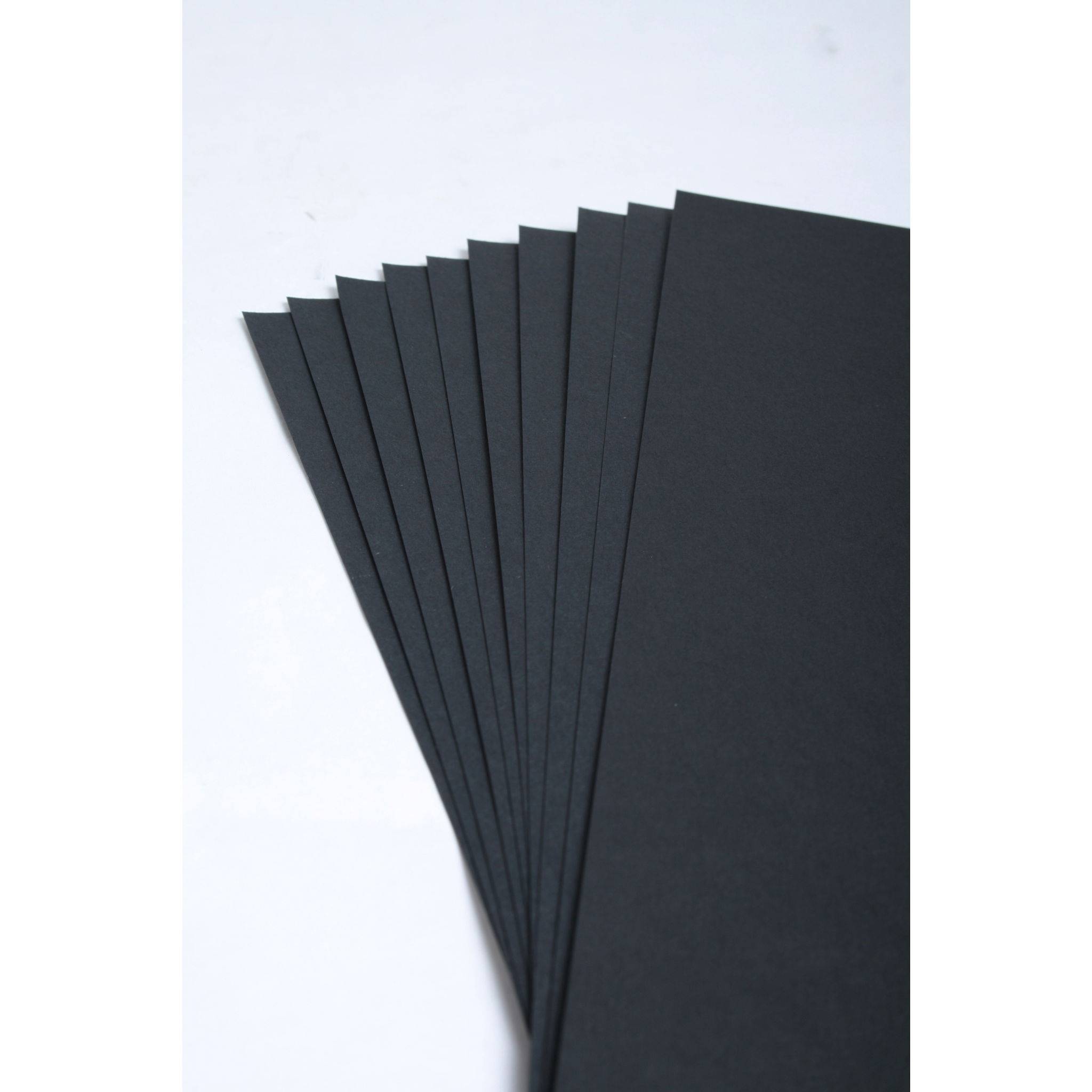 Clairefontaine 5x Zeichenblock kopfseitig geleimt DIN A4 20 Blatt Schwarz 97644C