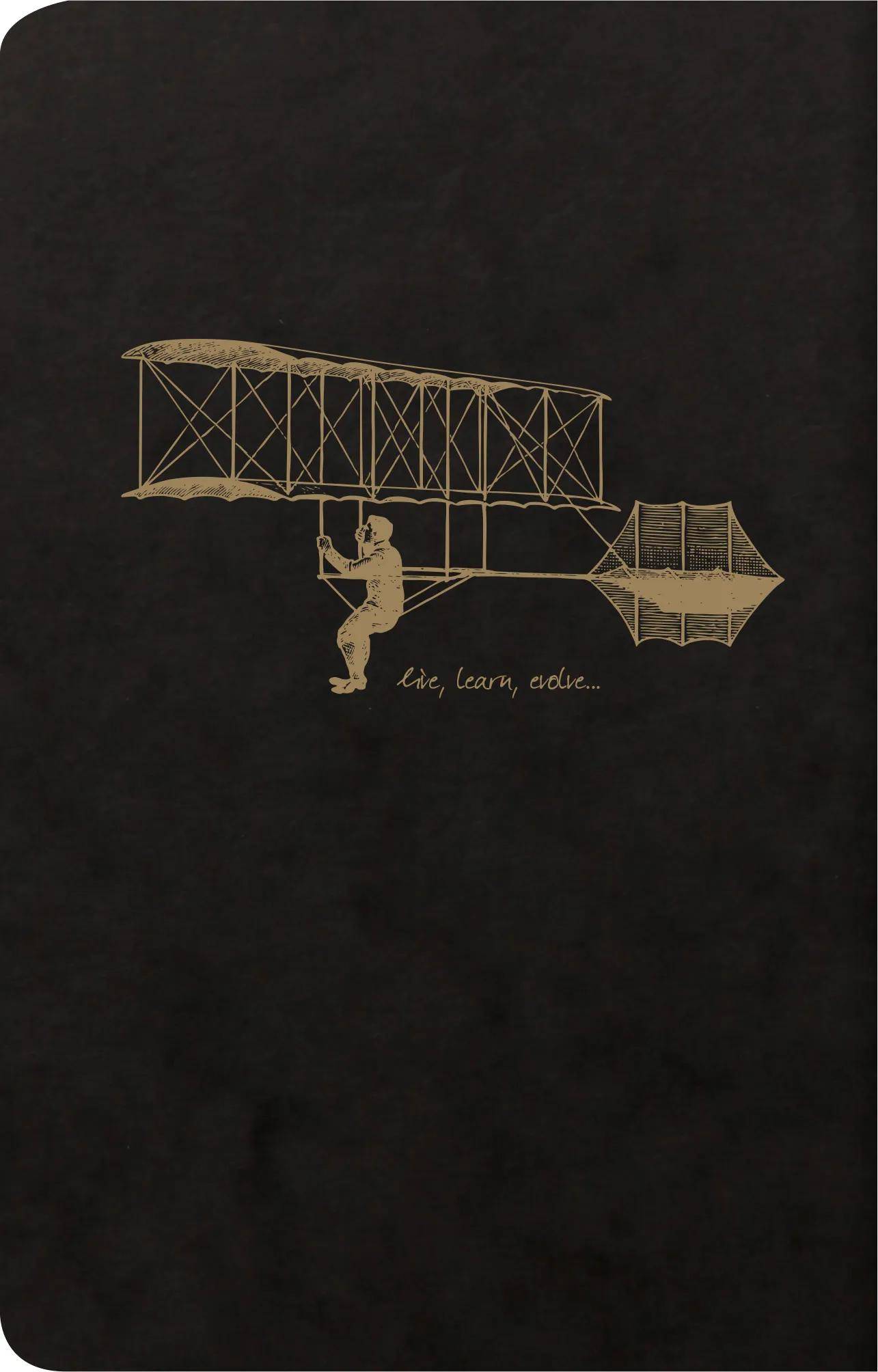 Clairefontaine 5x Flying Spirit Heft liniert 11x17 cm 48 Blatt - Schwarz 102506C