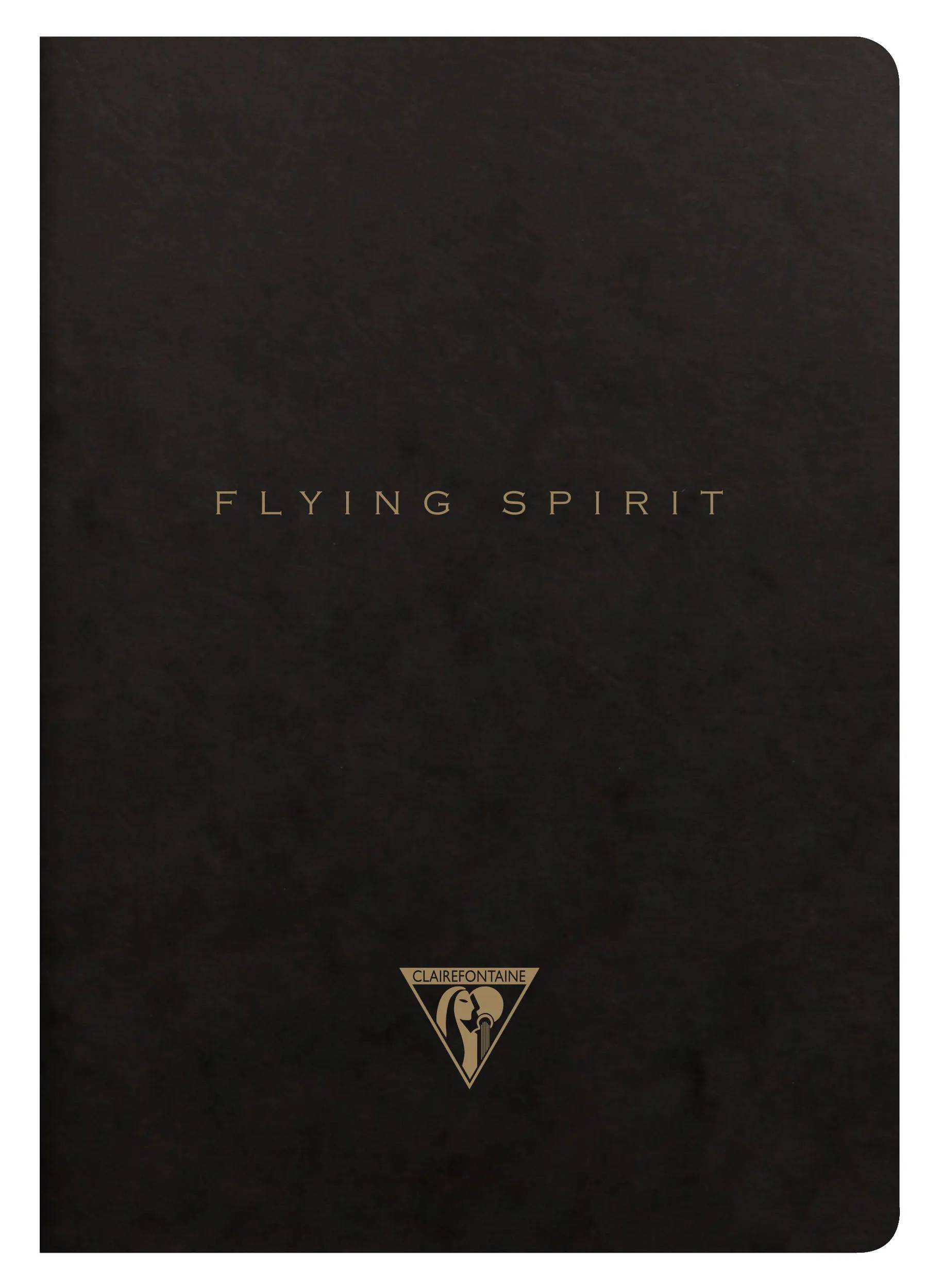 Clairefontaine 5x Flying Spirit Heft liniert A5 48 Blatt - Schwarz 102536C