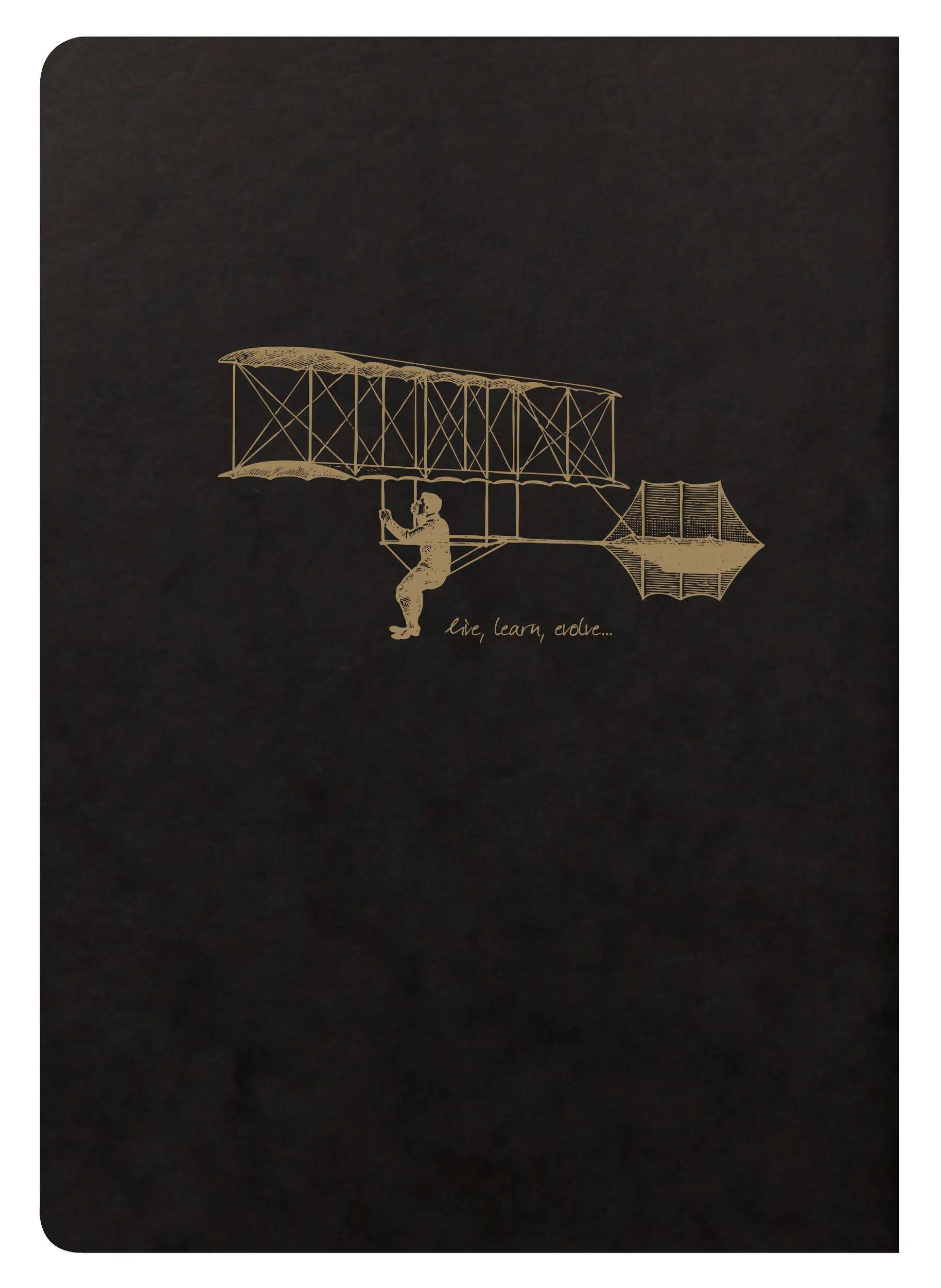 Clairefontaine 5x Flying Spirit Heft liniert A5 48 Blatt - Schwarz 102536C