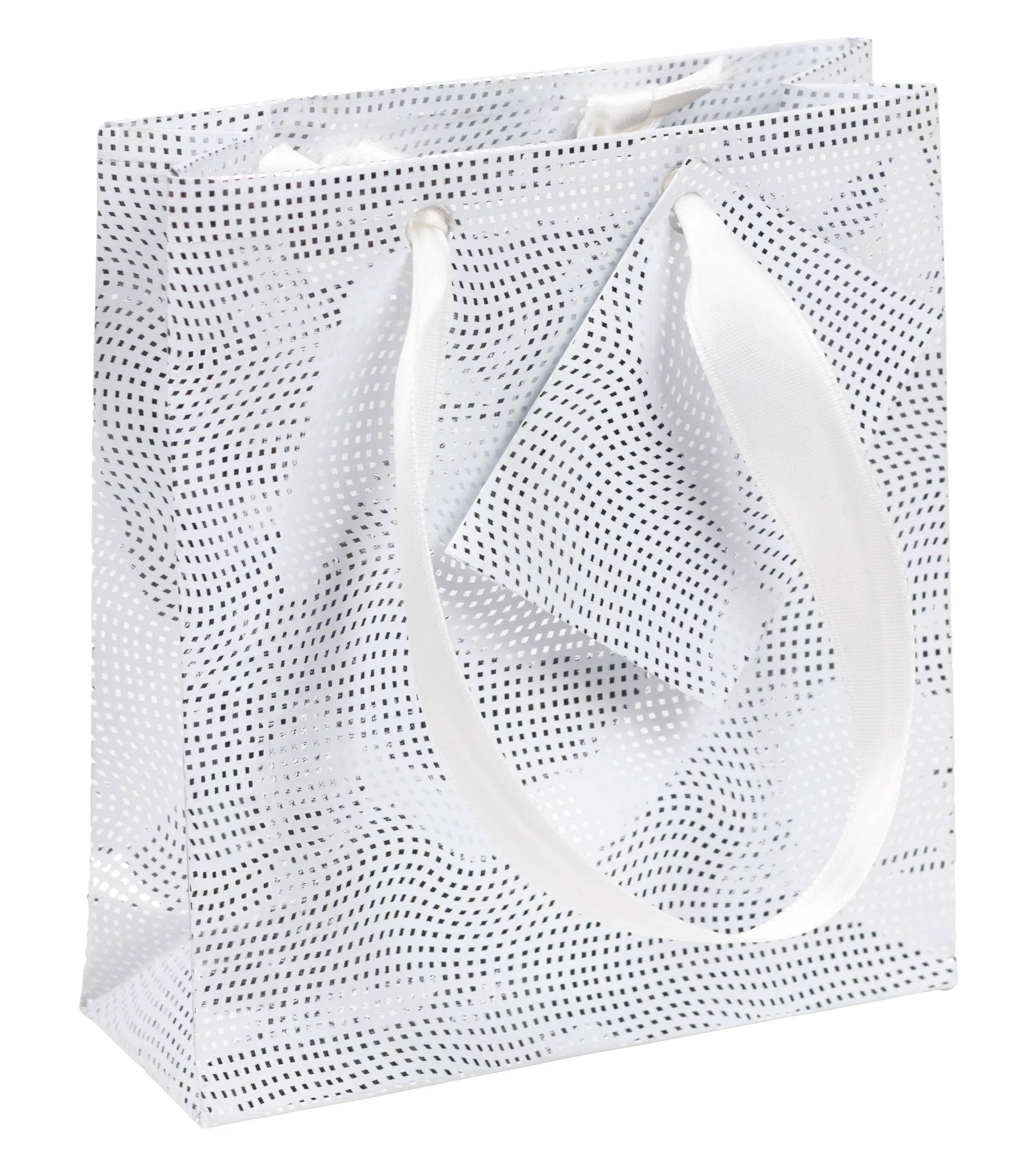 Clairefontaine 5x Premium Tasche klein 12x4,5x13,5cm weiss Arabeske Weiß 223756C