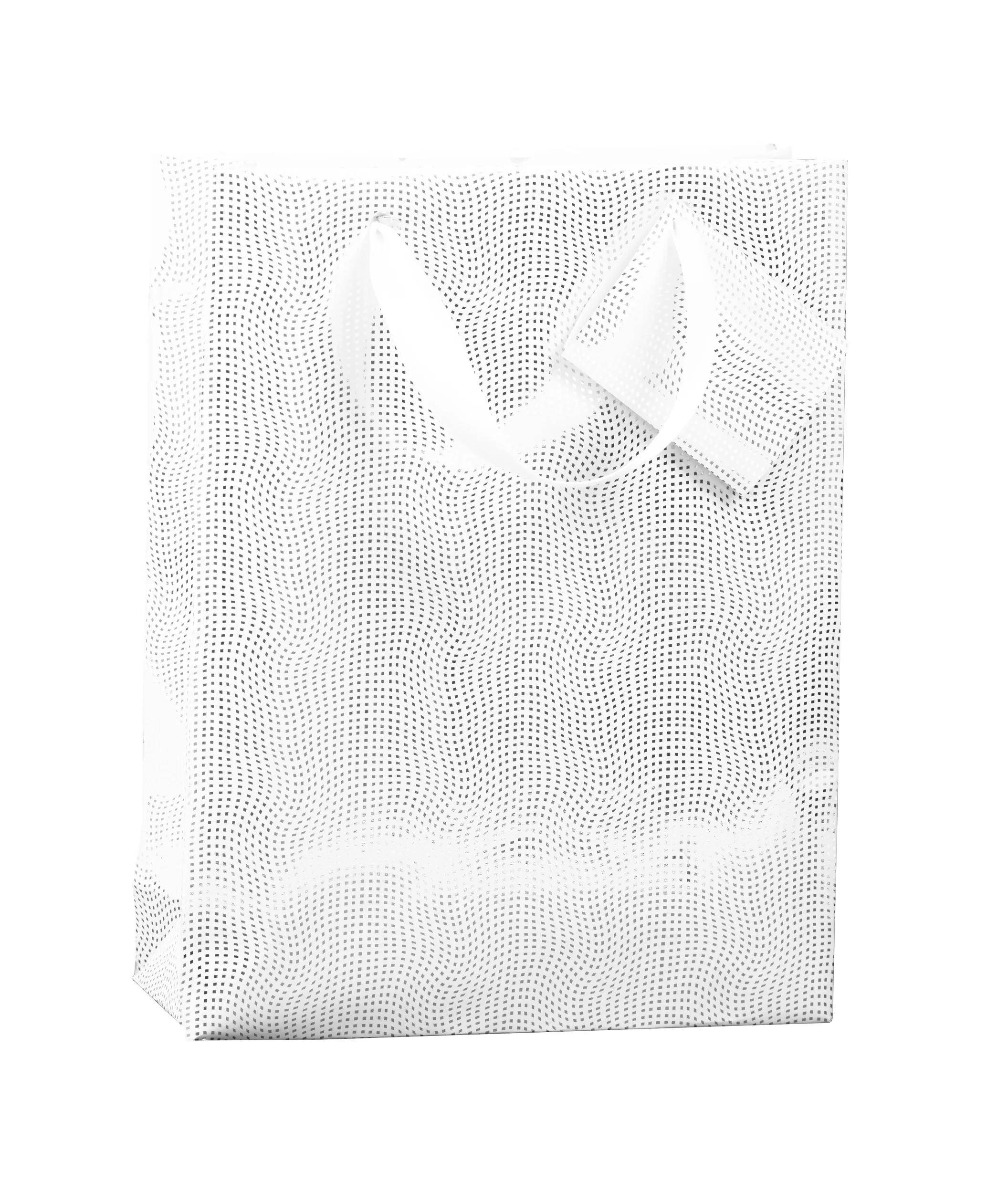 Clairefontaine 5x Premium, Tasche Medium 17x6x22cm weiss Herz - Weiß 223758C