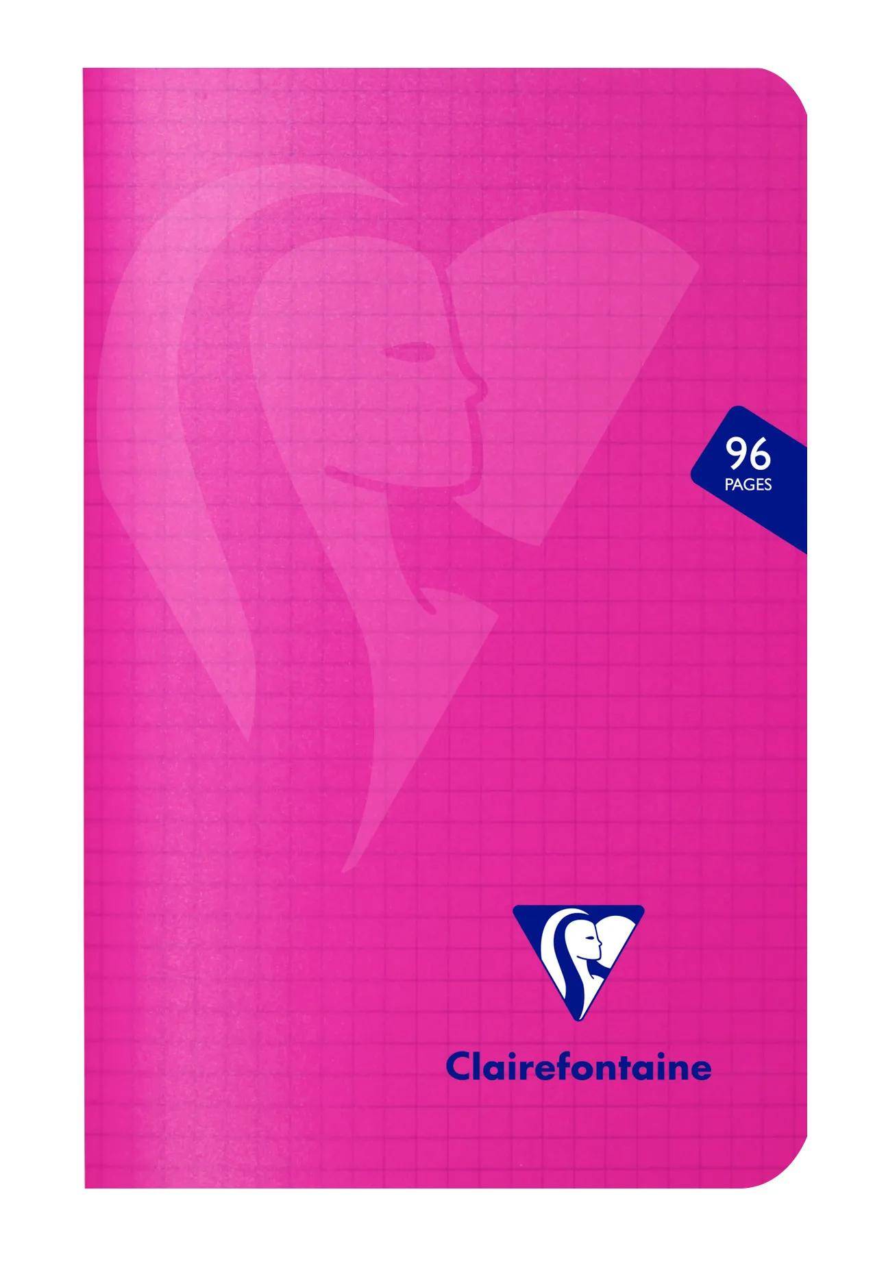 Clairefontaine 10x Mimesys, Heft 11x17cm, 48 Blatt 90g, Farben Sortiert 303602C