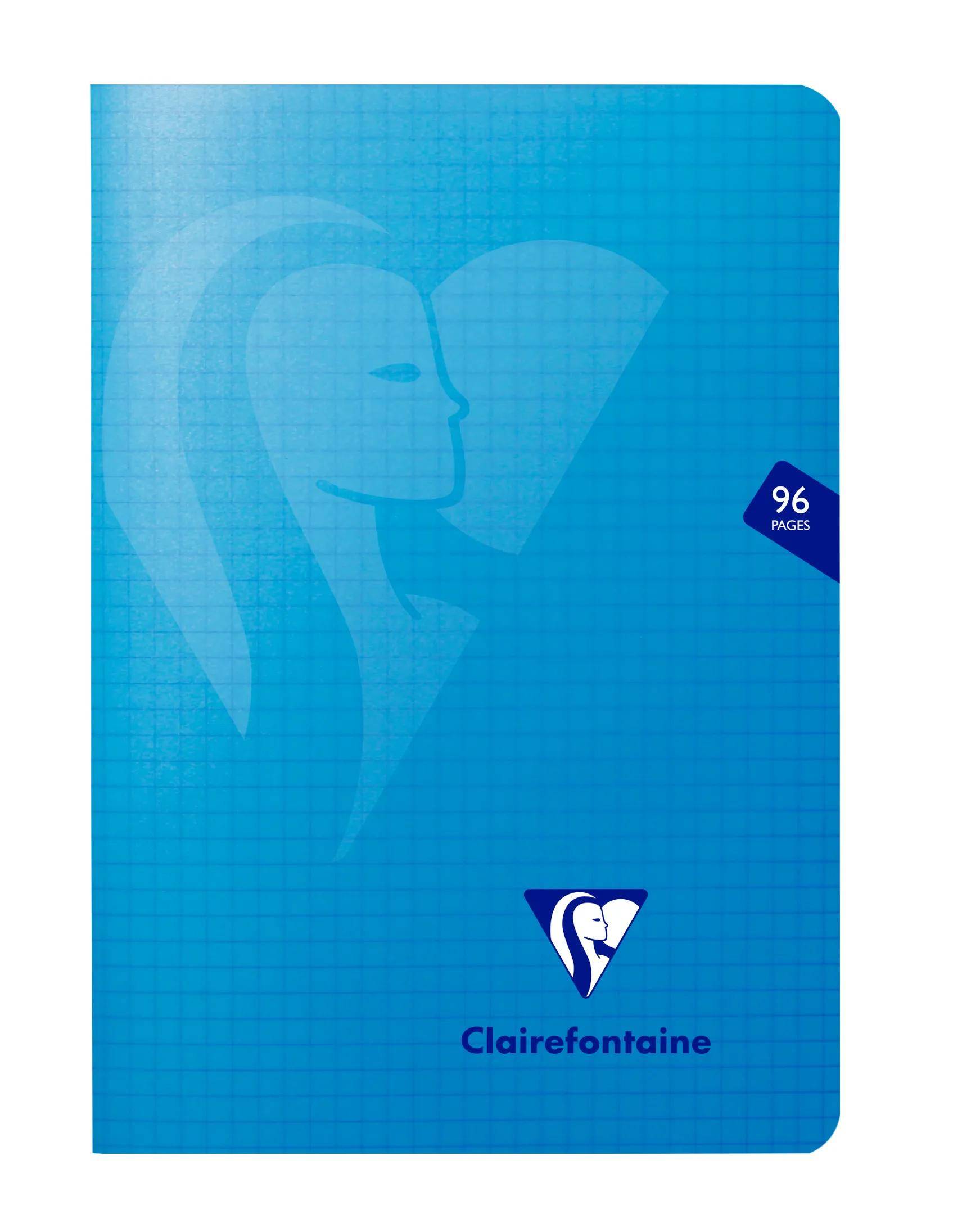 Clairefontaine 10x Mimesys, Heft A5 48 Blatt kariert, Farben - Sortiert 303682C