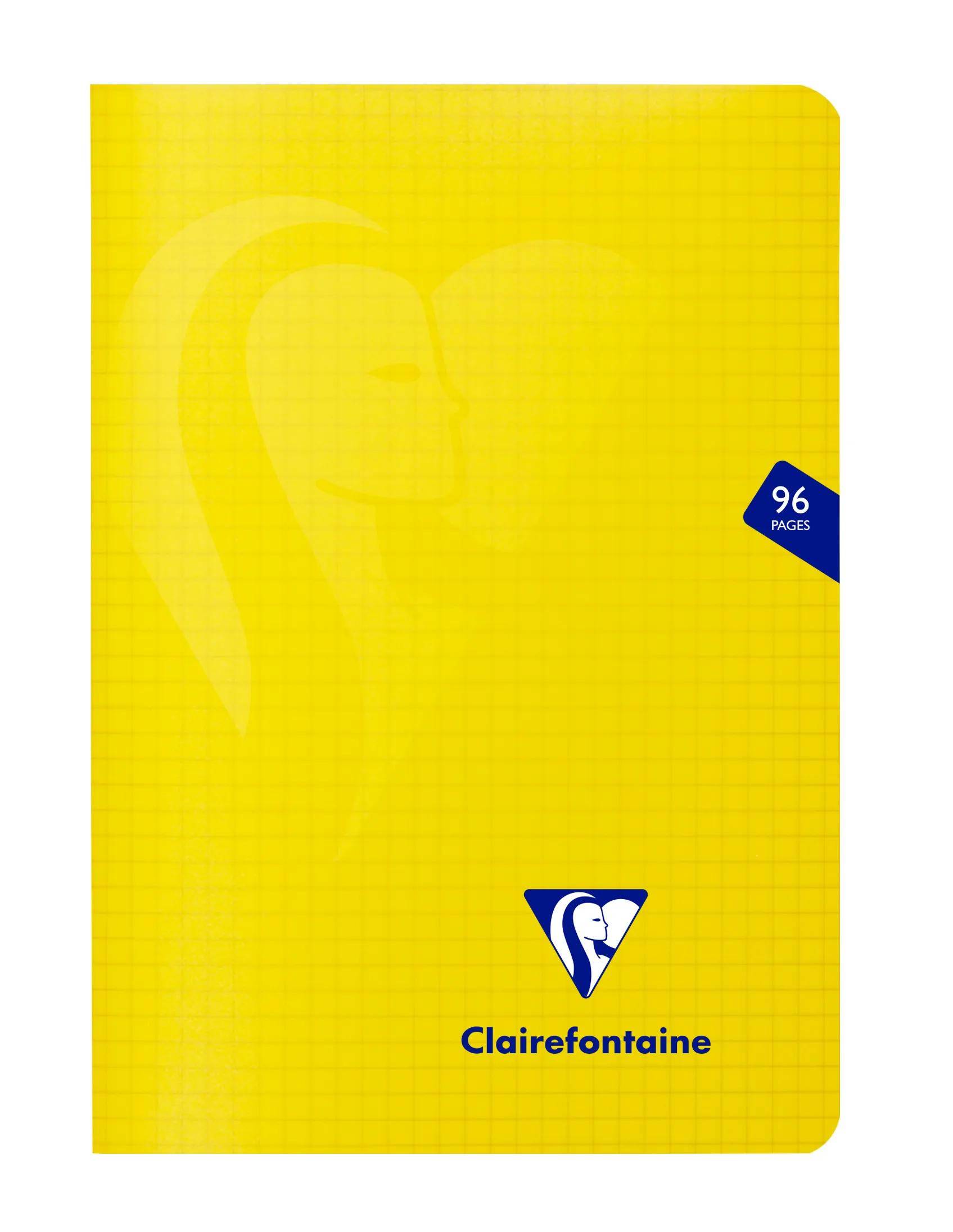 Clairefontaine 10x Mimesys, Heft A5 48 Blatt kariert, Farben - Sortiert 303682C