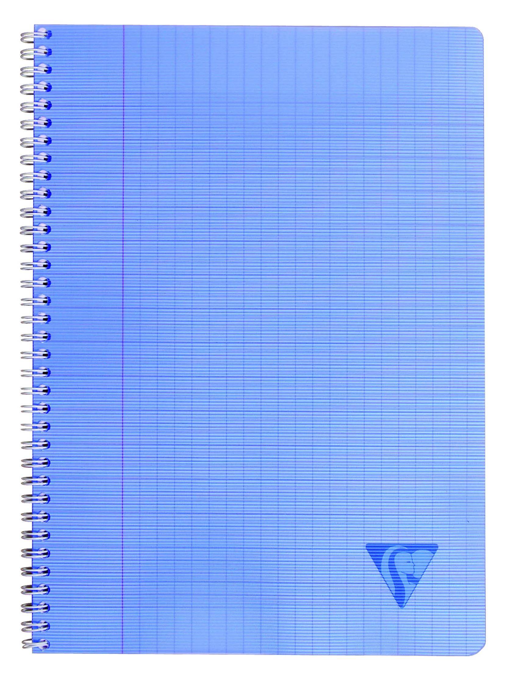 Clairefontaine 10x Doppelspiralbuch A4, 50 Blatt liniert Farben sortiert 328115C