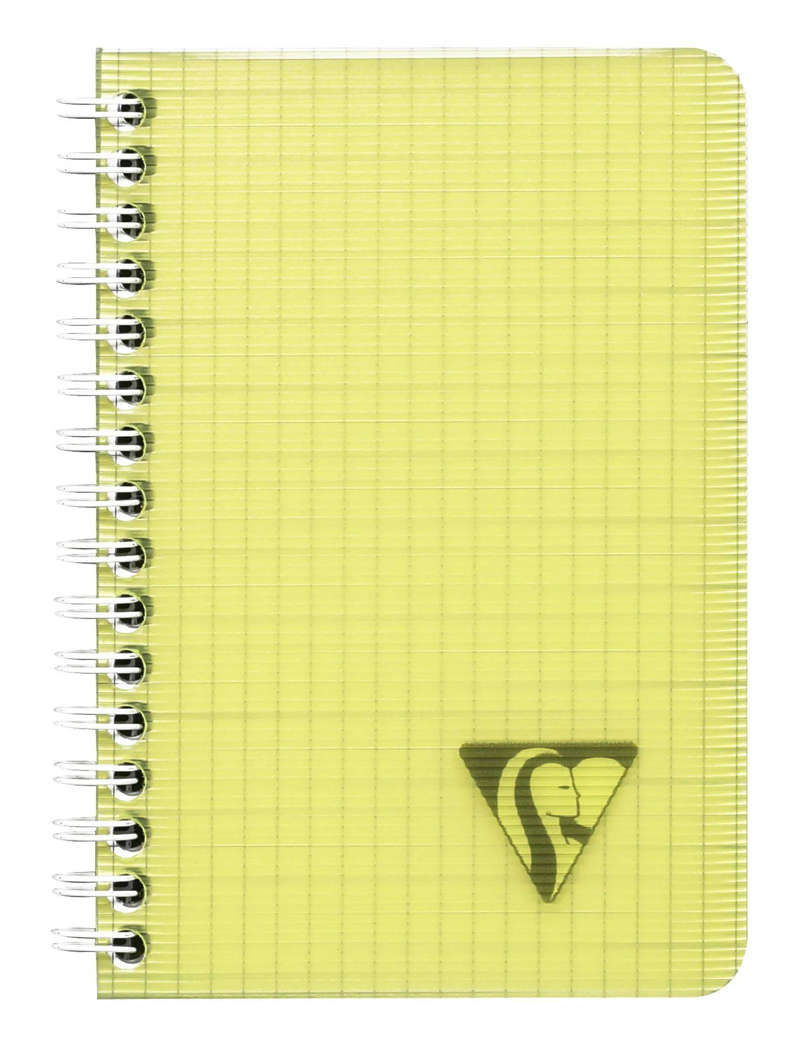 Clairefontaine 10x Doppelspiralbuch 9,5x14cm 50 Blatt kariert sortiert 328425C