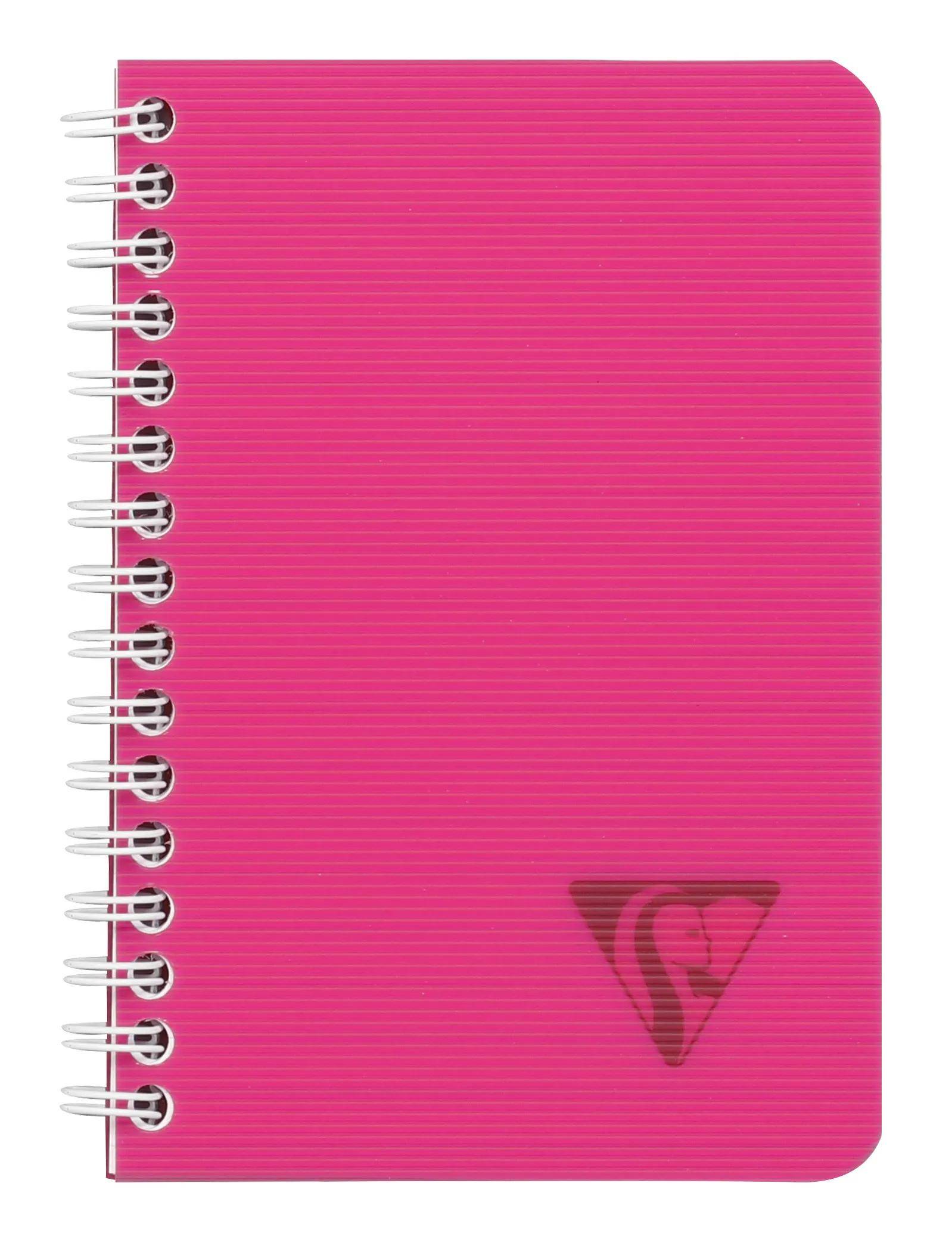 Clairefontaine 10x Doppelspiralbuch 9,5x14cm 50 Blatt liniert sortiert 328526C