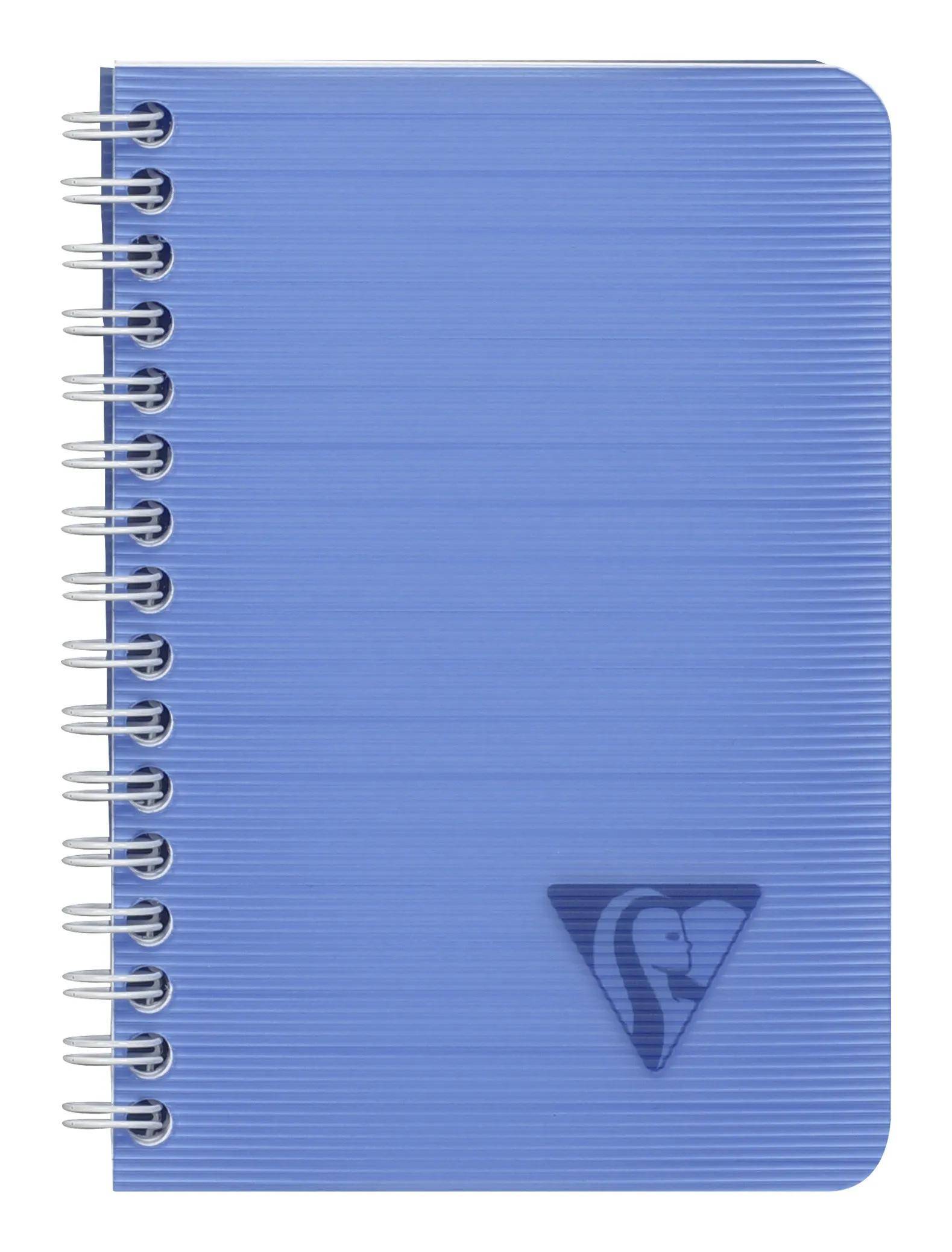 Clairefontaine 10x Doppelspiralbuch 9,5x14cm 50 Blatt liniert sortiert 328526C