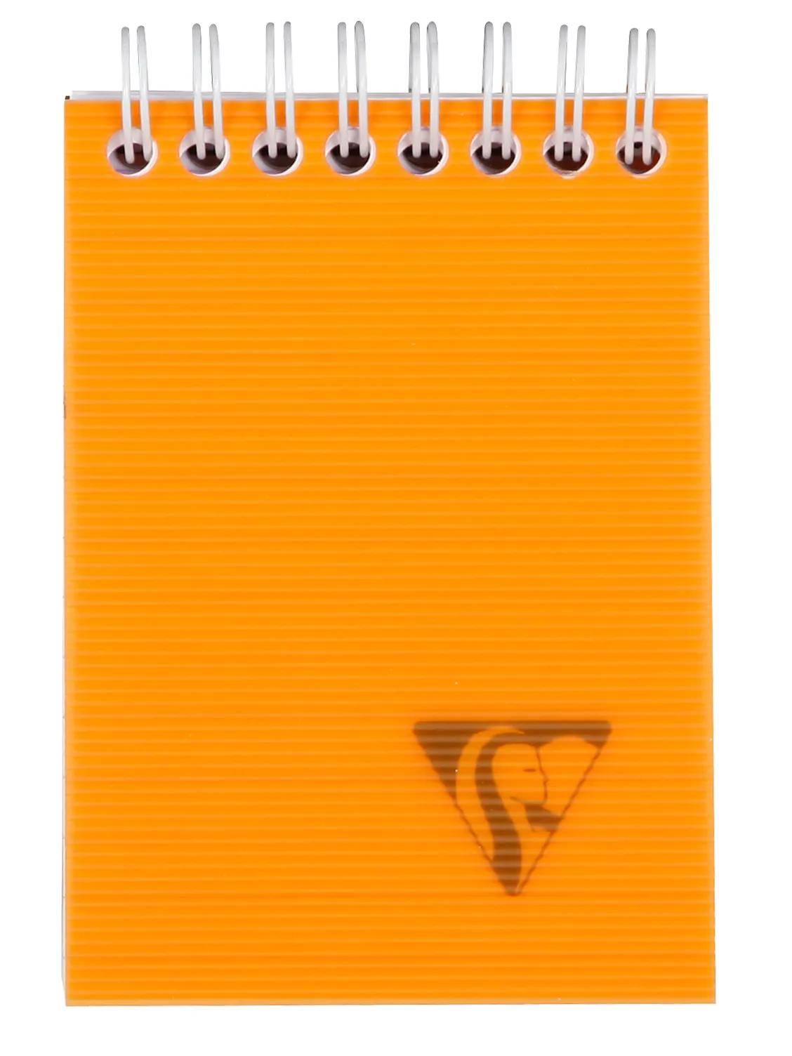 Clairefontaine 10x Block mit Doppelspirale A7 80 Blatt liniert sortiert 328666C